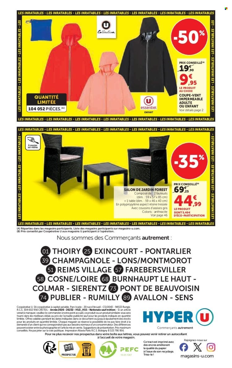 Catalogue HYPER U - Les prix bas de la semaine