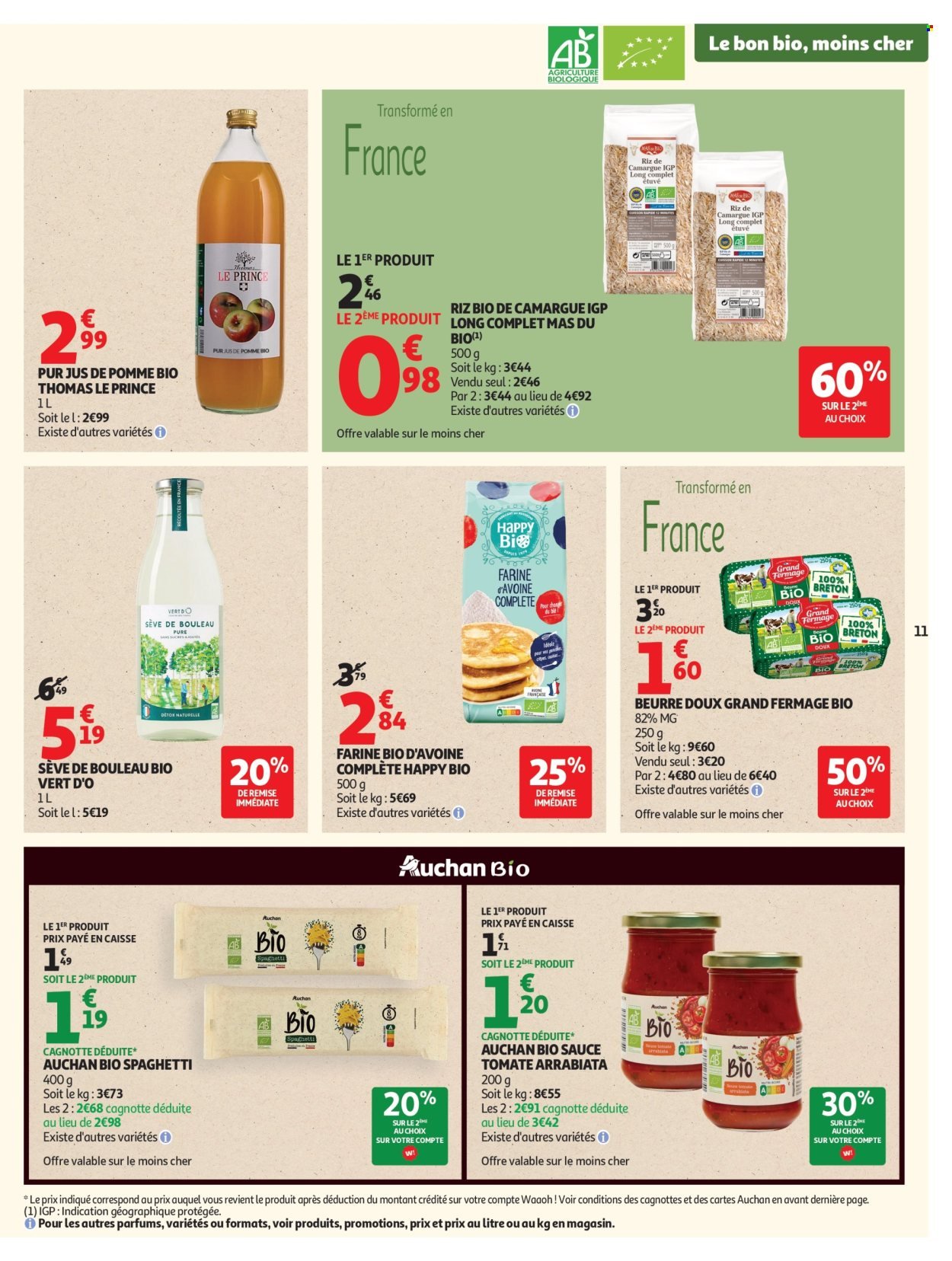 Catalogue AUCHAN - Sélection bio hypers (2026-05-05 - 2026-05-17)