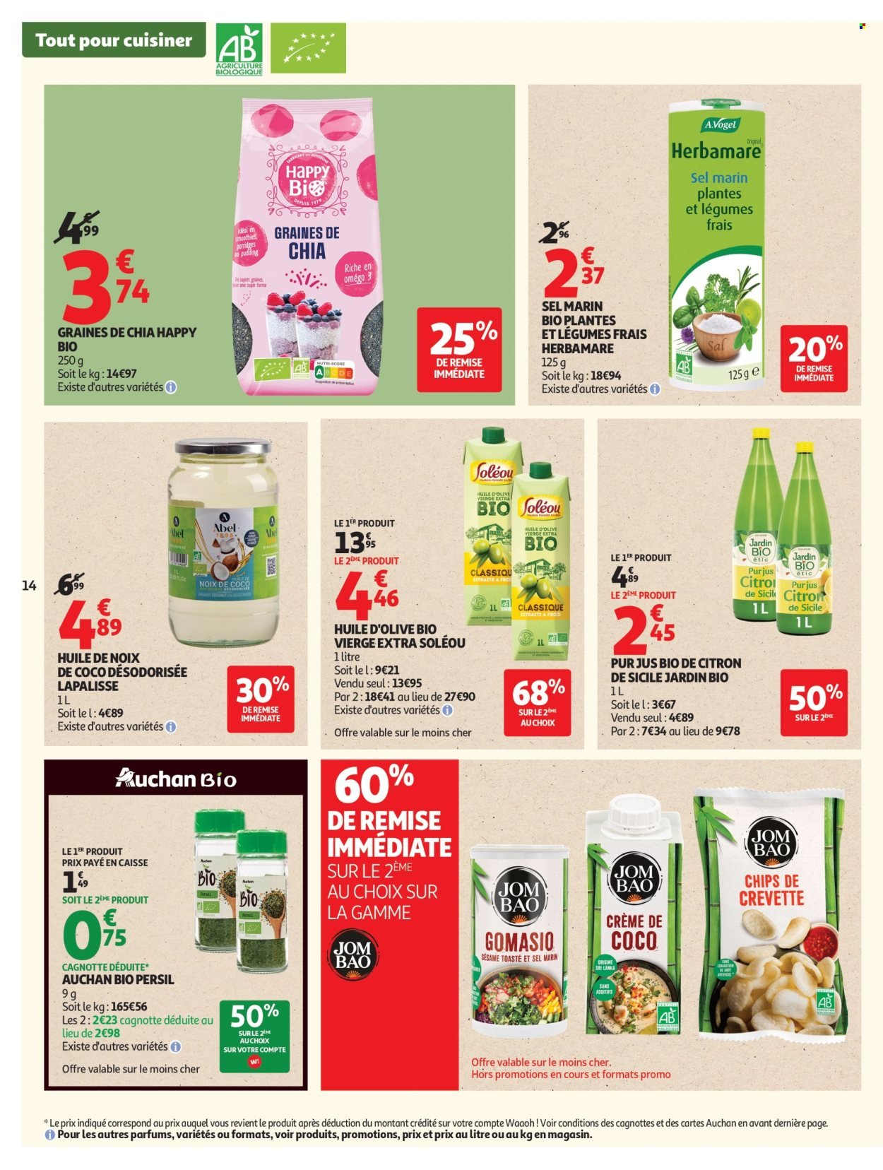 Catalogue AUCHAN - Sélection bio hypers (2026-05-05 - 2026-05-17)