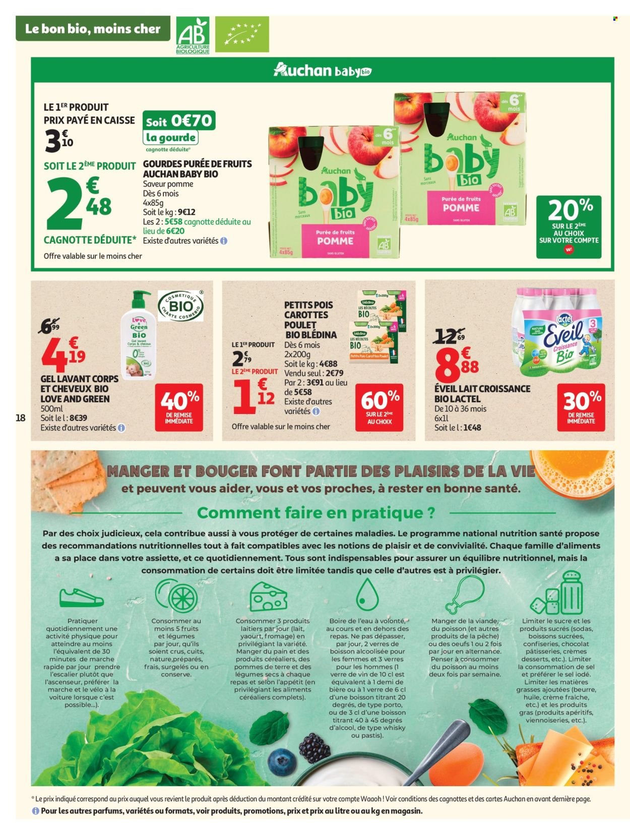 Catalogue AUCHAN - Sélection bio hypers