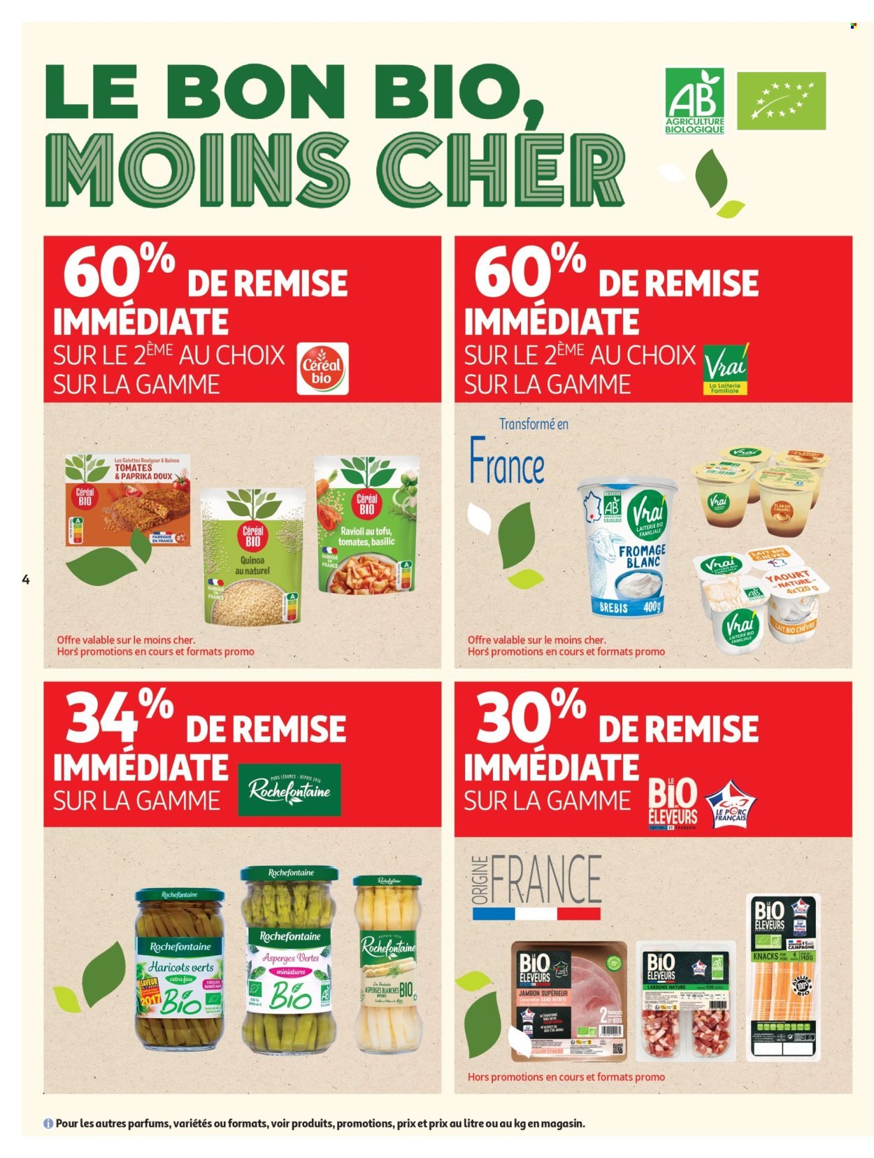Catalogue AUCHAN - Sélection bio hypers