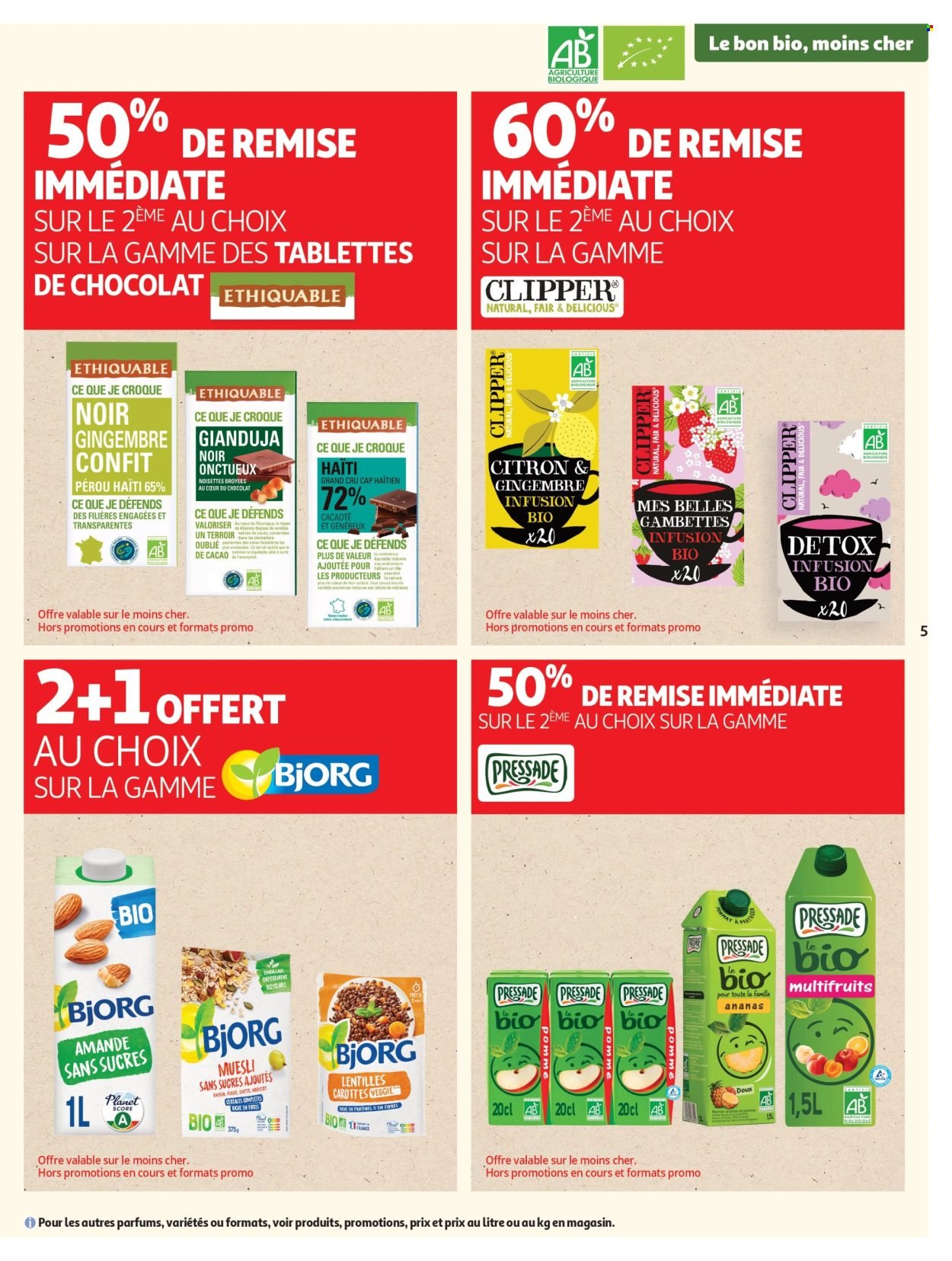 Catalogue AUCHAN - Sélection bio hypers