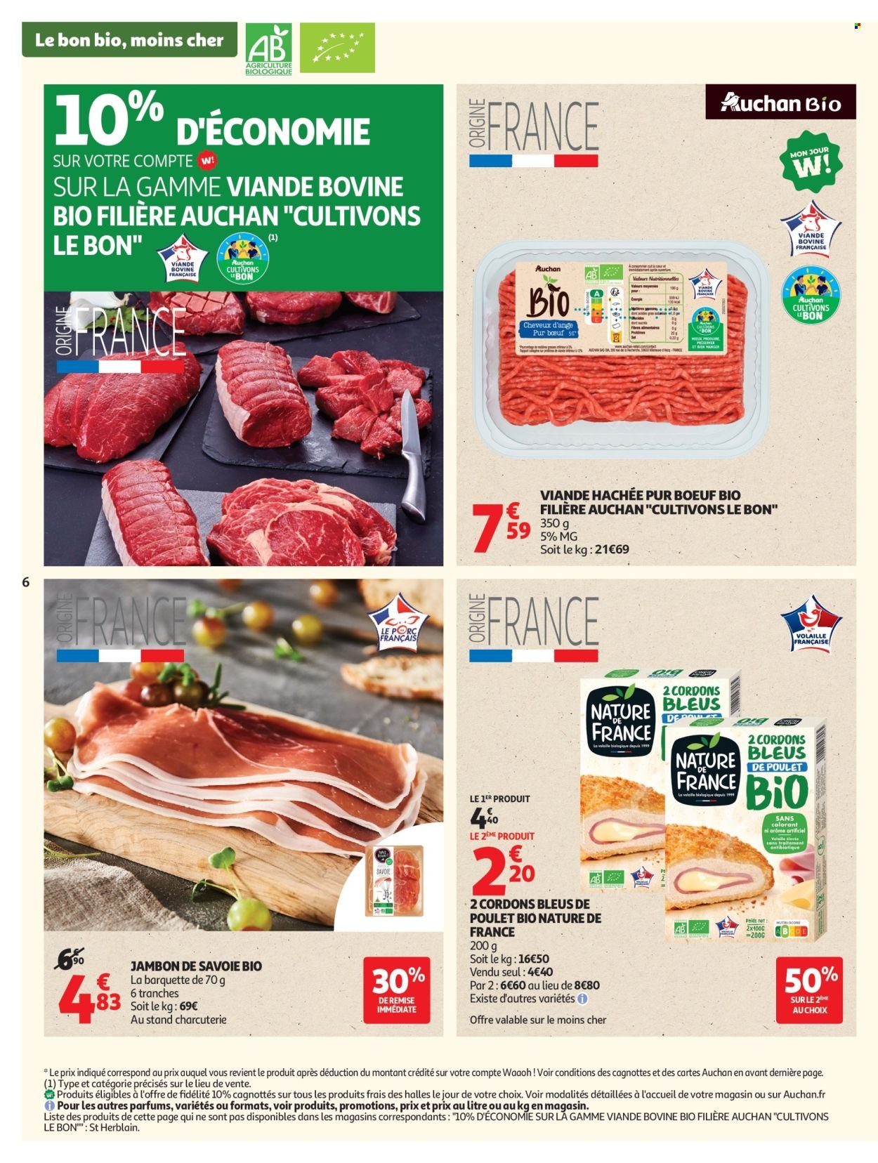 Catalogue AUCHAN - Sélection bio hypers (2026-05-05 - 2026-05-17)