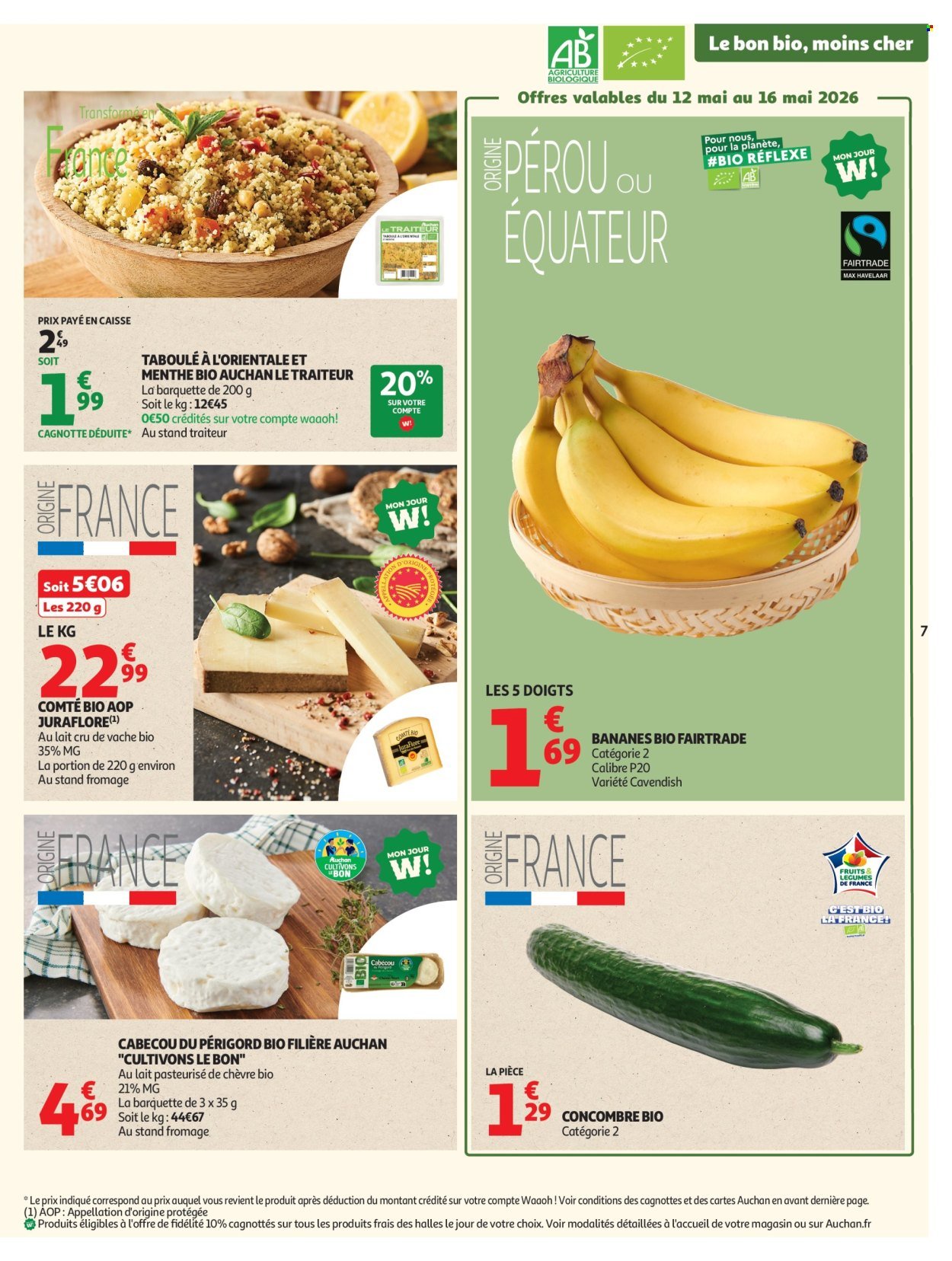 Catalogue AUCHAN - Sélection bio hypers (2026-05-05 - 2026-05-17)