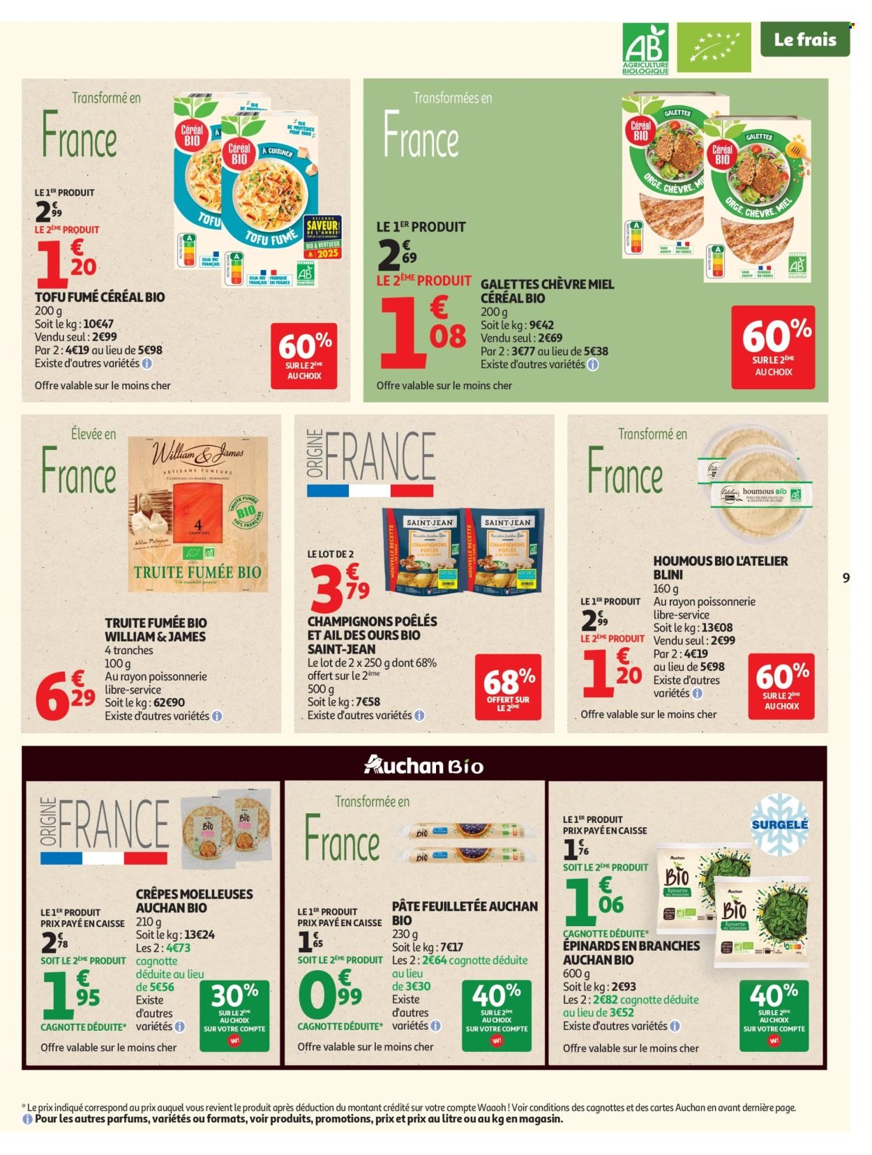 Catalogue AUCHAN - Sélection bio hypers (2026-05-05 - 2026-05-17)