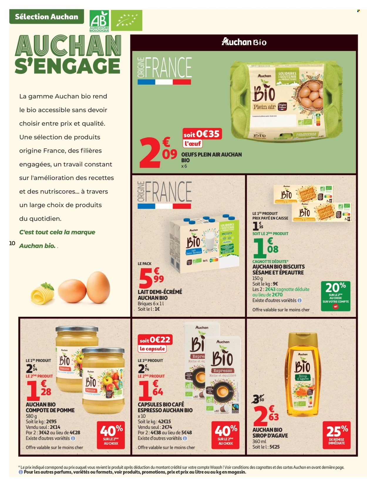 Catalogue AUCHAN - Sélection bio hypers (2026-05-05 - 2026-05-17)