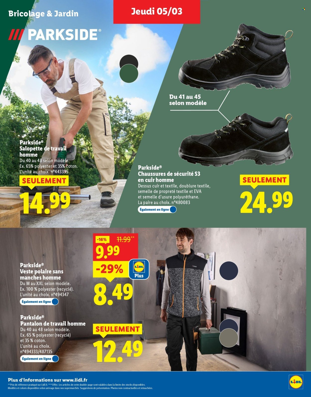 Catalogue LIDL - Plus de 400 produits Parkside (2026-03-02 - 2026-03-23)