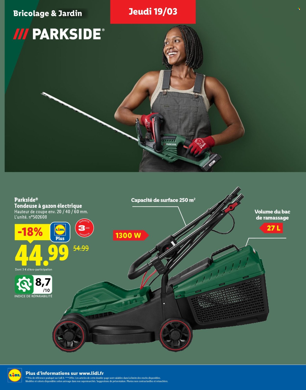 Catalogue LIDL - Plus de 400 produits Parkside (2026-03-02 - 2026-03-23)