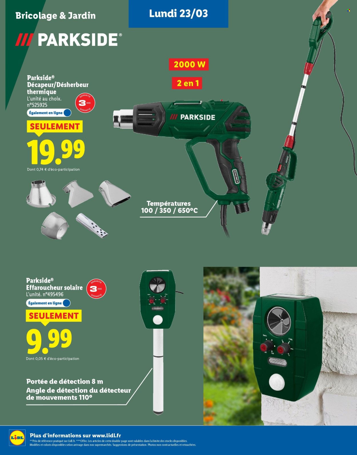 Catalogue LIDL - Plus de 400 produits Parkside