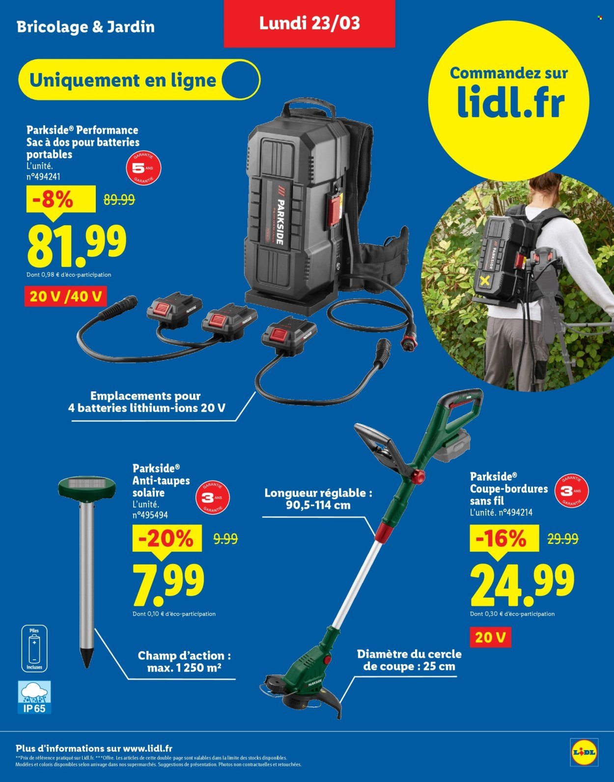 Catalogue LIDL - Plus de 400 produits Parkside