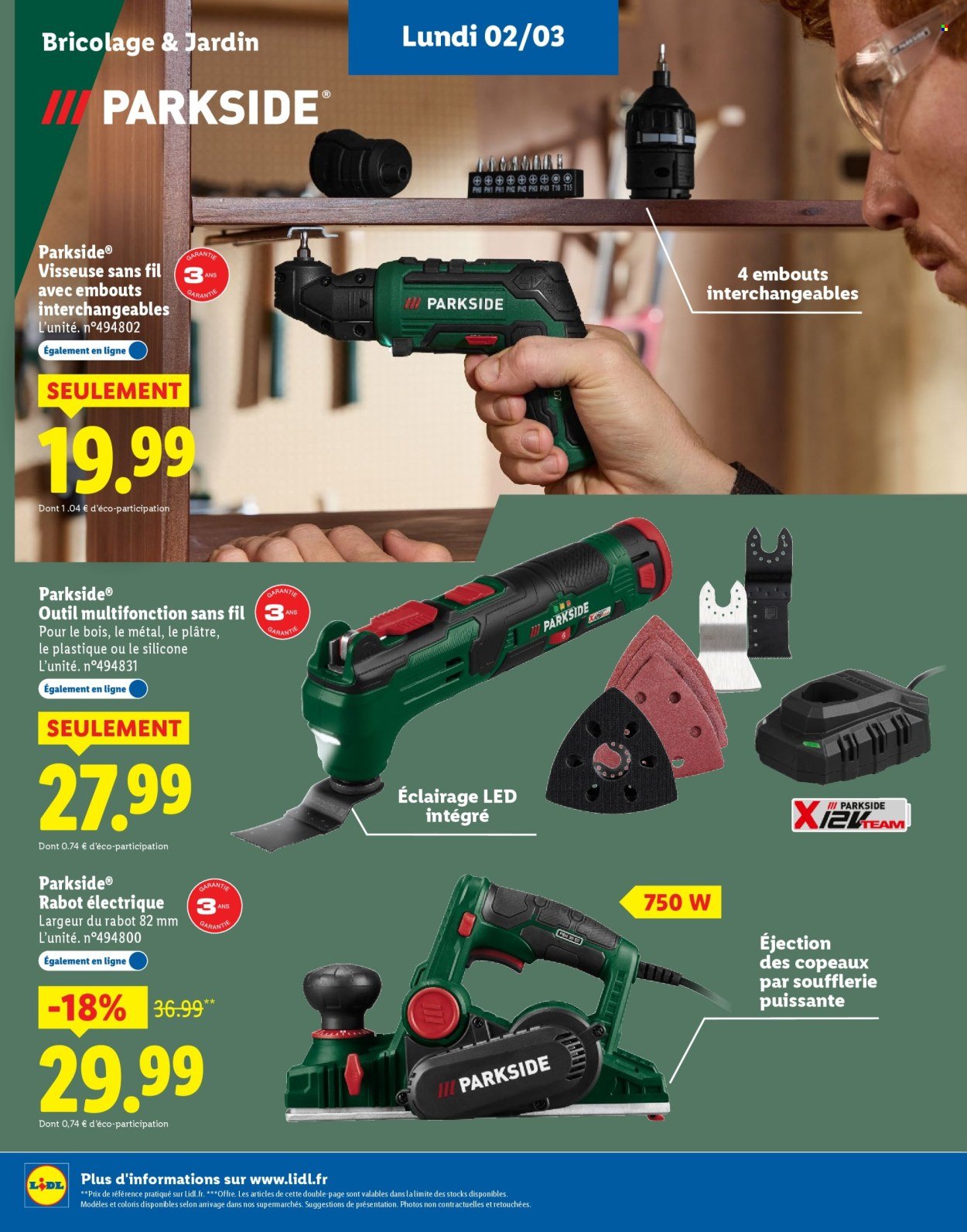 Catalogue LIDL - Plus de 400 produits Parkside