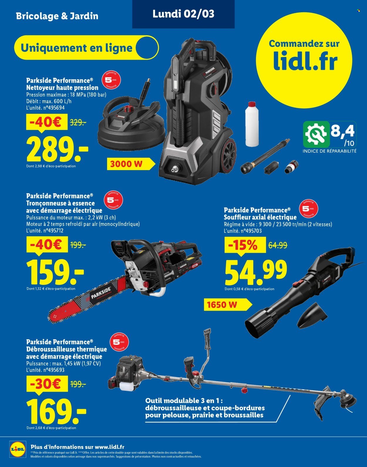 Catalogue LIDL - Plus de 400 produits Parkside