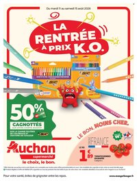 Catalogue AUCHAN - Rentrée prix KO supers