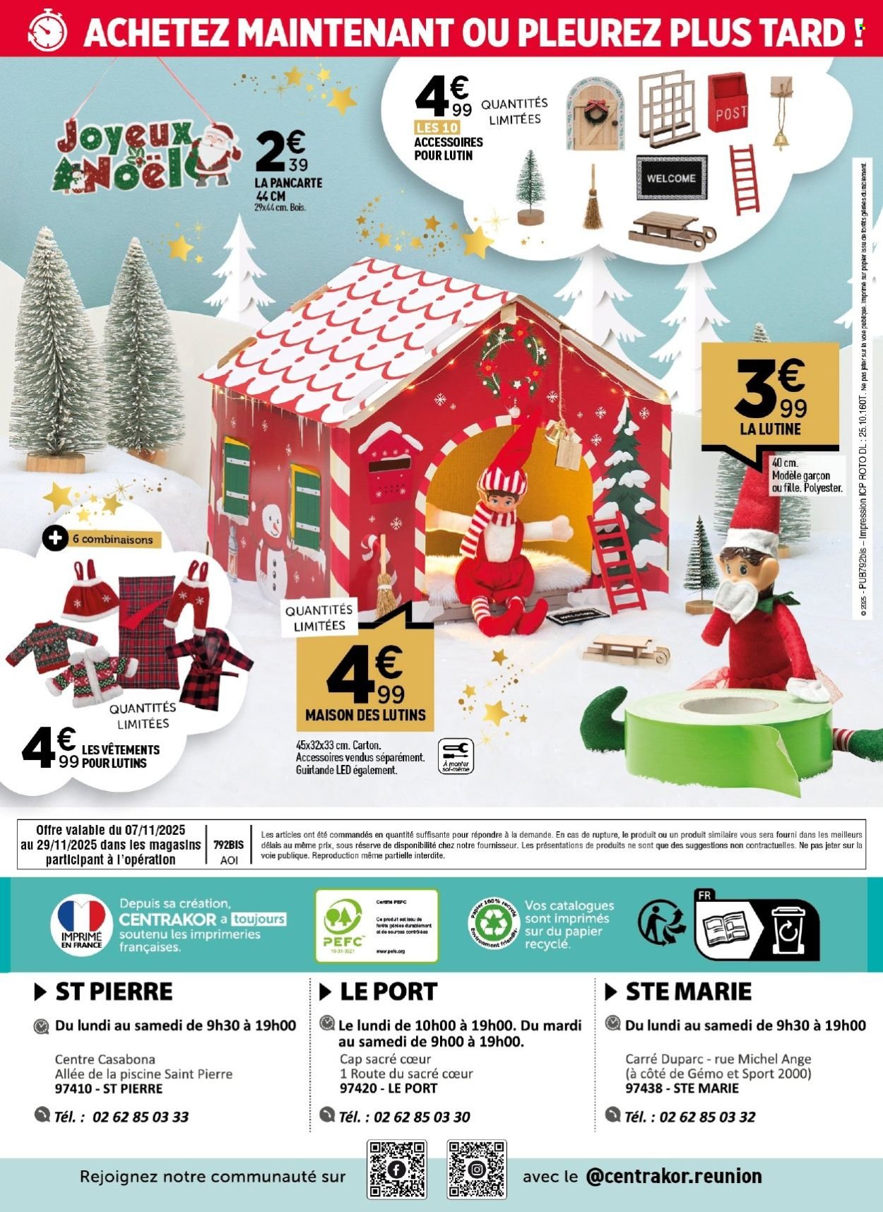 Catalogue CENTRAKOR - Noël on adore!