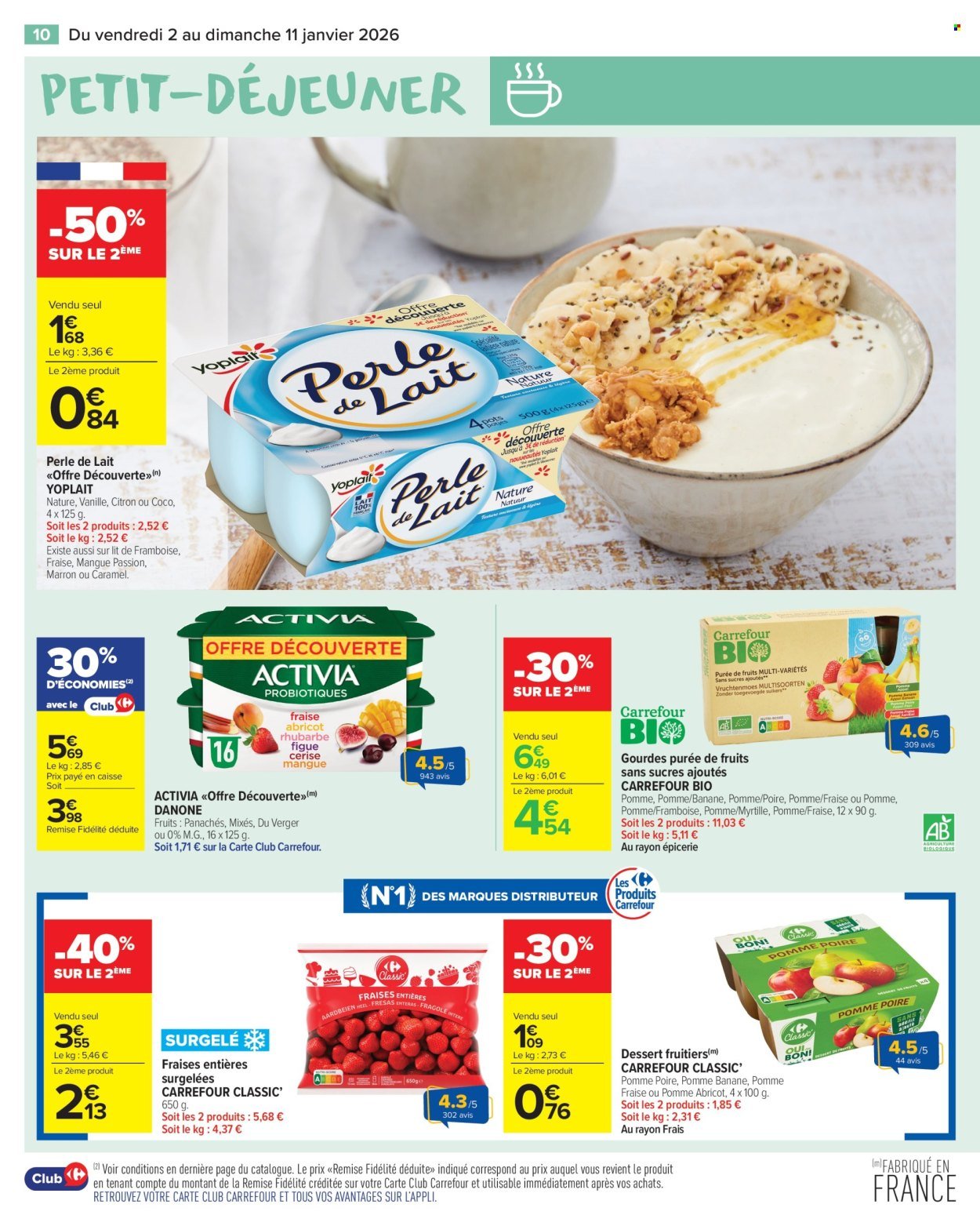 Catalogue CARREFOUR MARKET - PETIT-DEJEUNER (2026-01-02 - 2026-01-11)