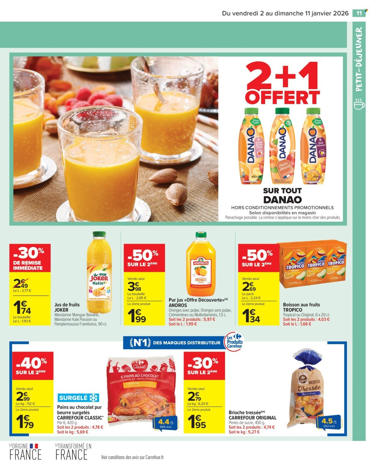 Catalogue CARREFOUR MARKET - PETIT-DEJEUNER (2026-01-02 - 2026-01-11)