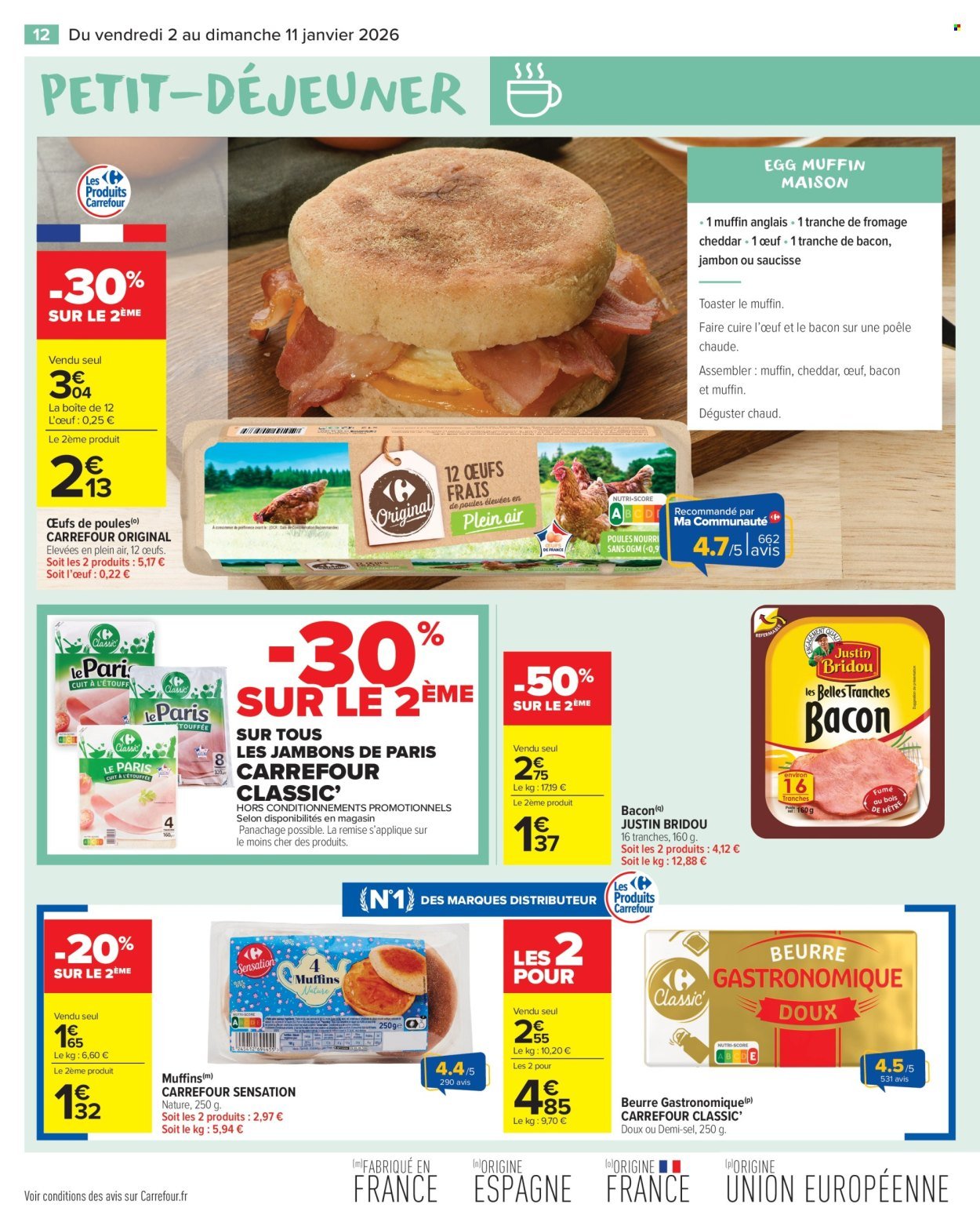 Catalogue CARREFOUR MARKET - PETIT-DEJEUNER (2026-01-02 - 2026-01-11)