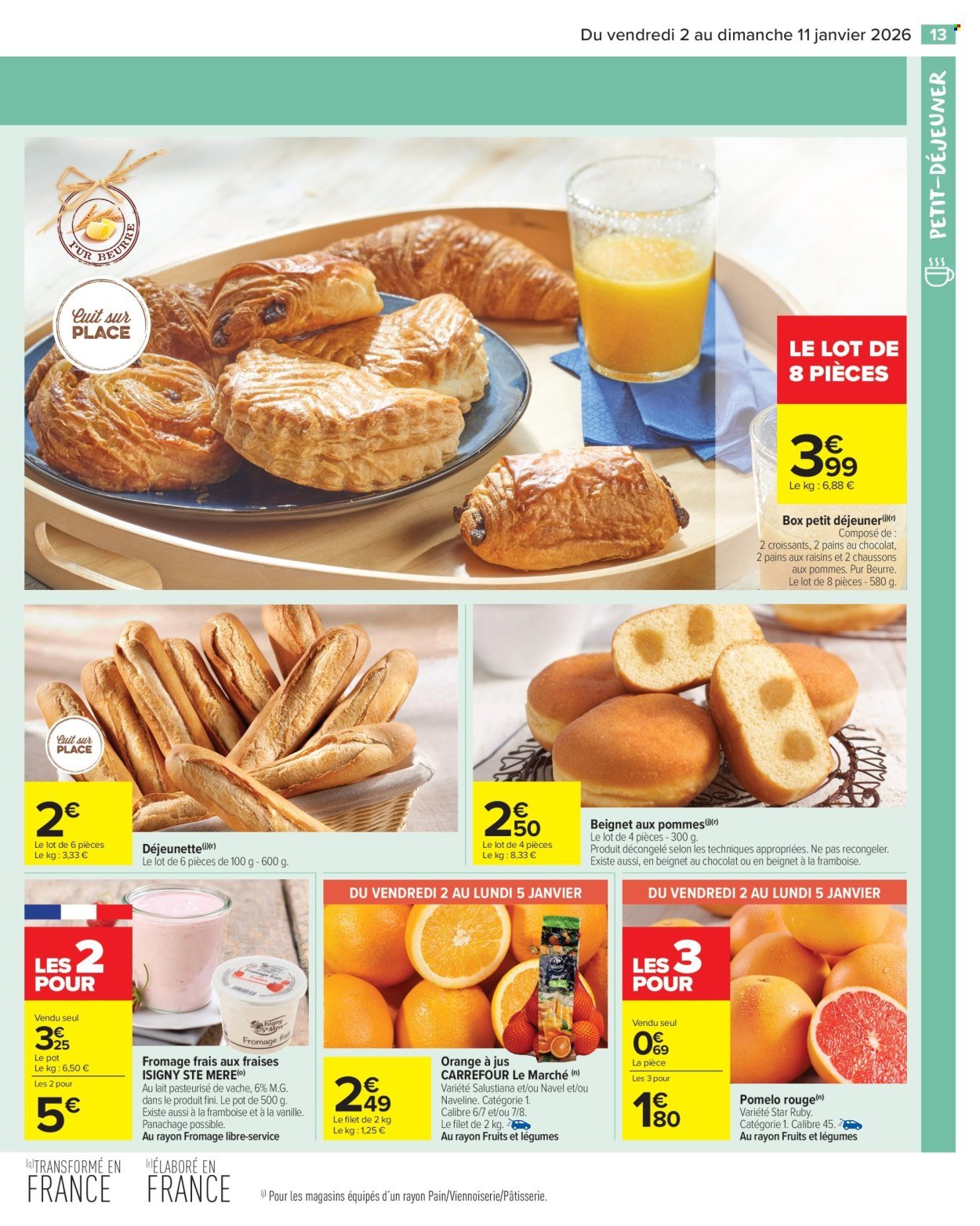 Catalogue CARREFOUR MARKET - PETIT-DEJEUNER (2026-01-02 - 2026-01-11)