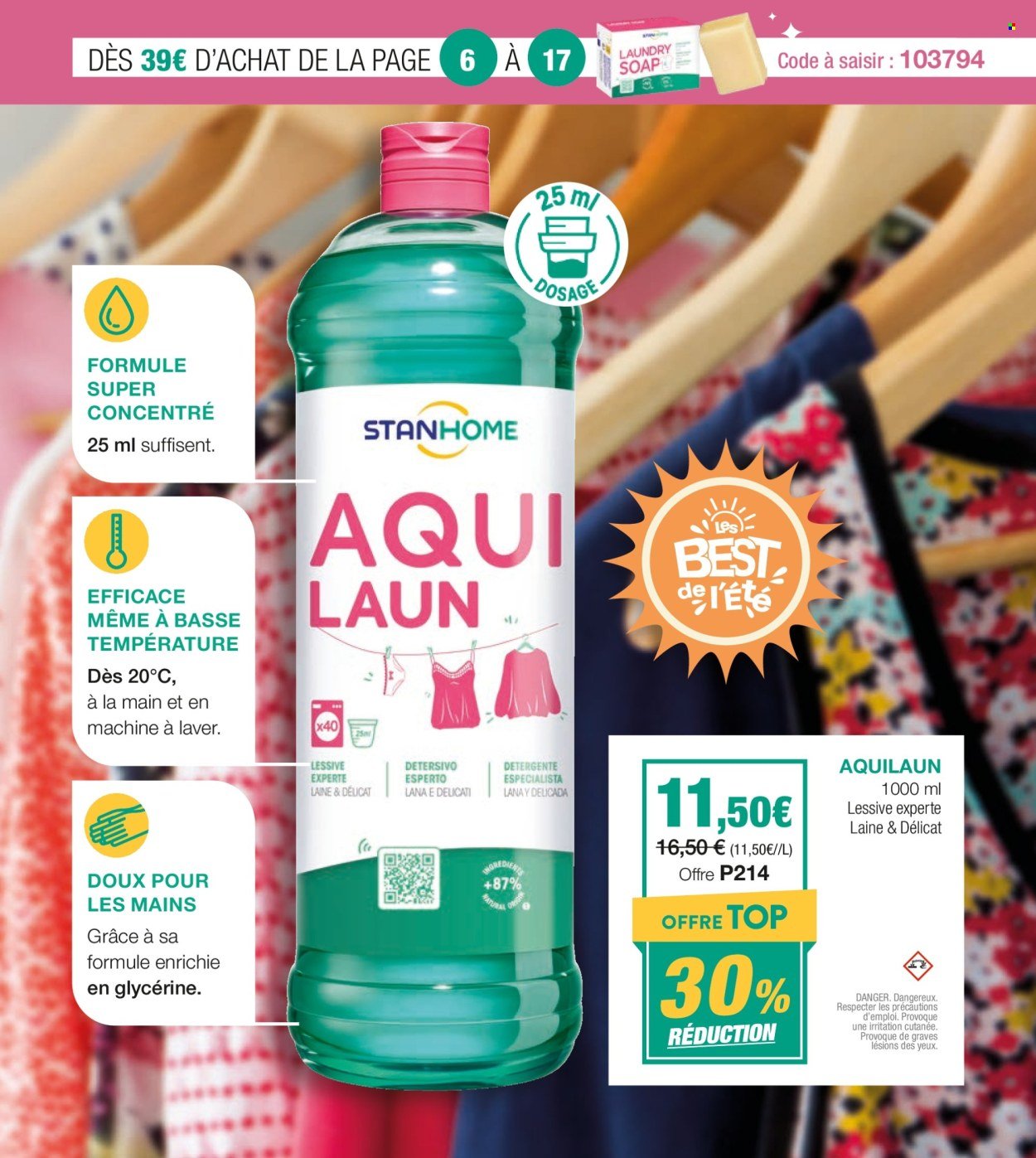 Catalogue STANHOME - Les best de l'été (2025-07-15 - 2025-08-03)
