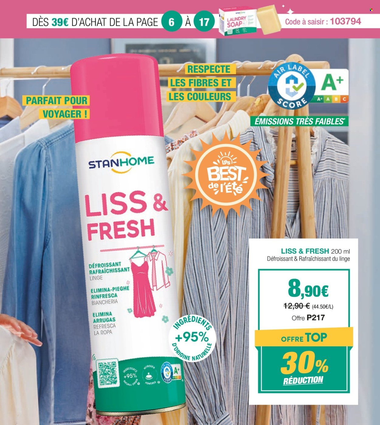Catalogue STANHOME - Les best de l'été (2025-07-15 - 2025-08-03)