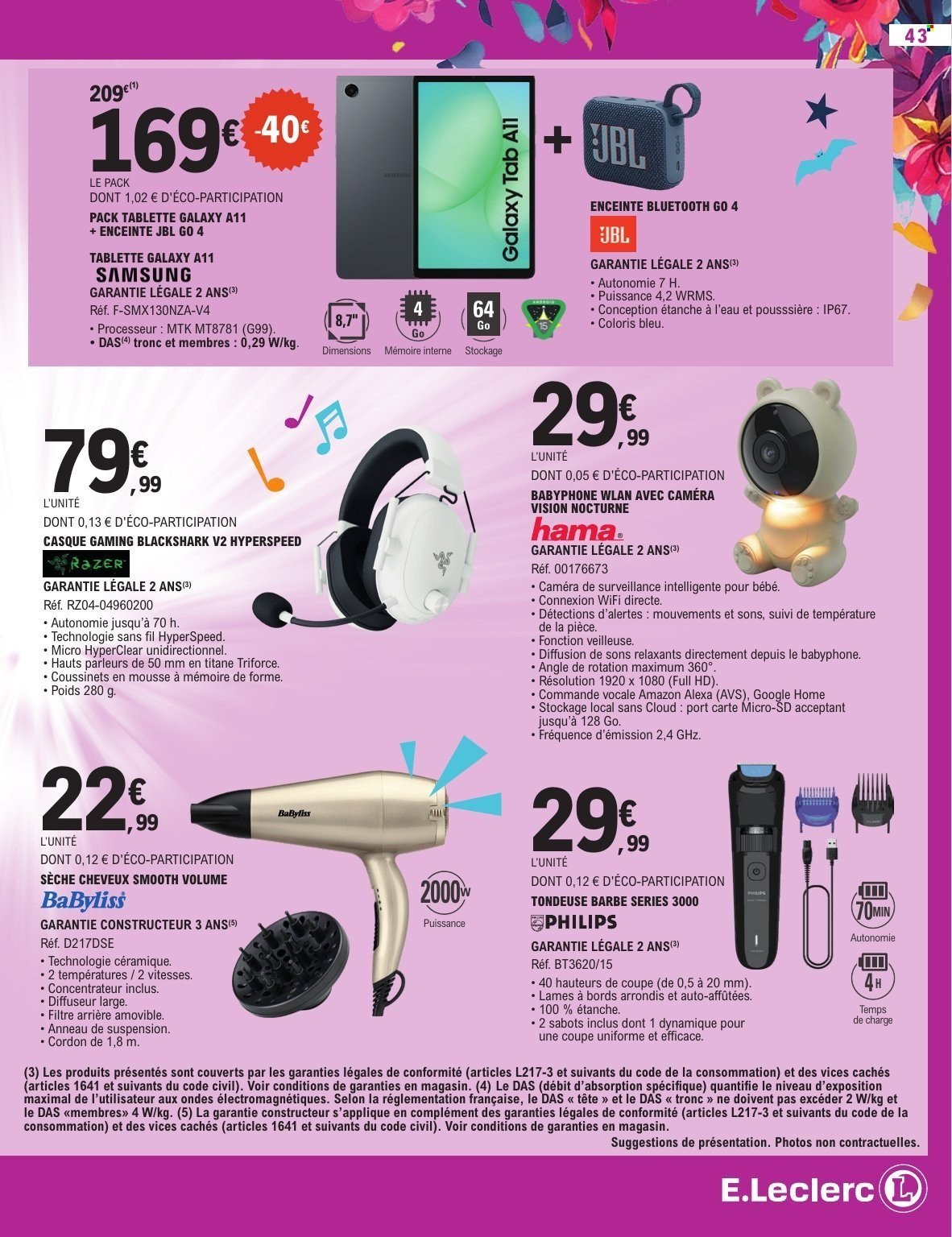 Catalogue E.LECLERC - TEMPS FORT FESTIF