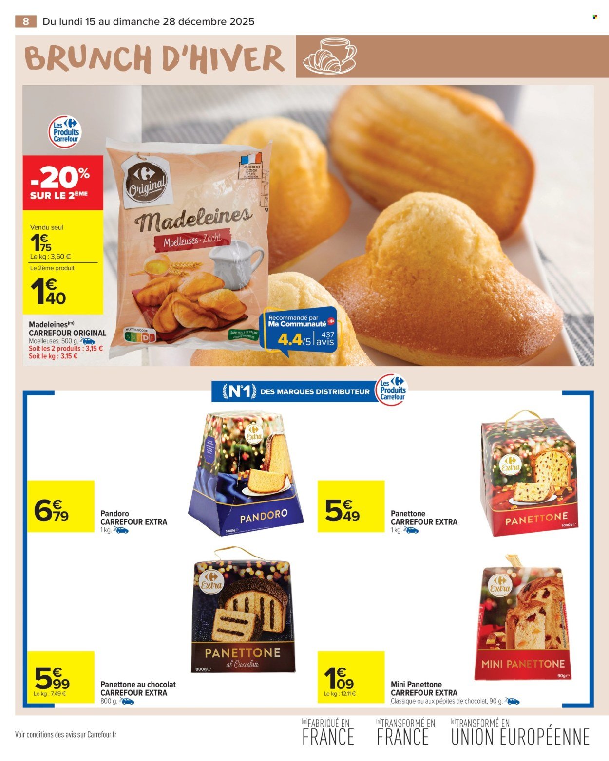 Catalogue CARREFOUR MARKET - BRUNCH D'HIVER (2025-12-15 - 2025-12-28)