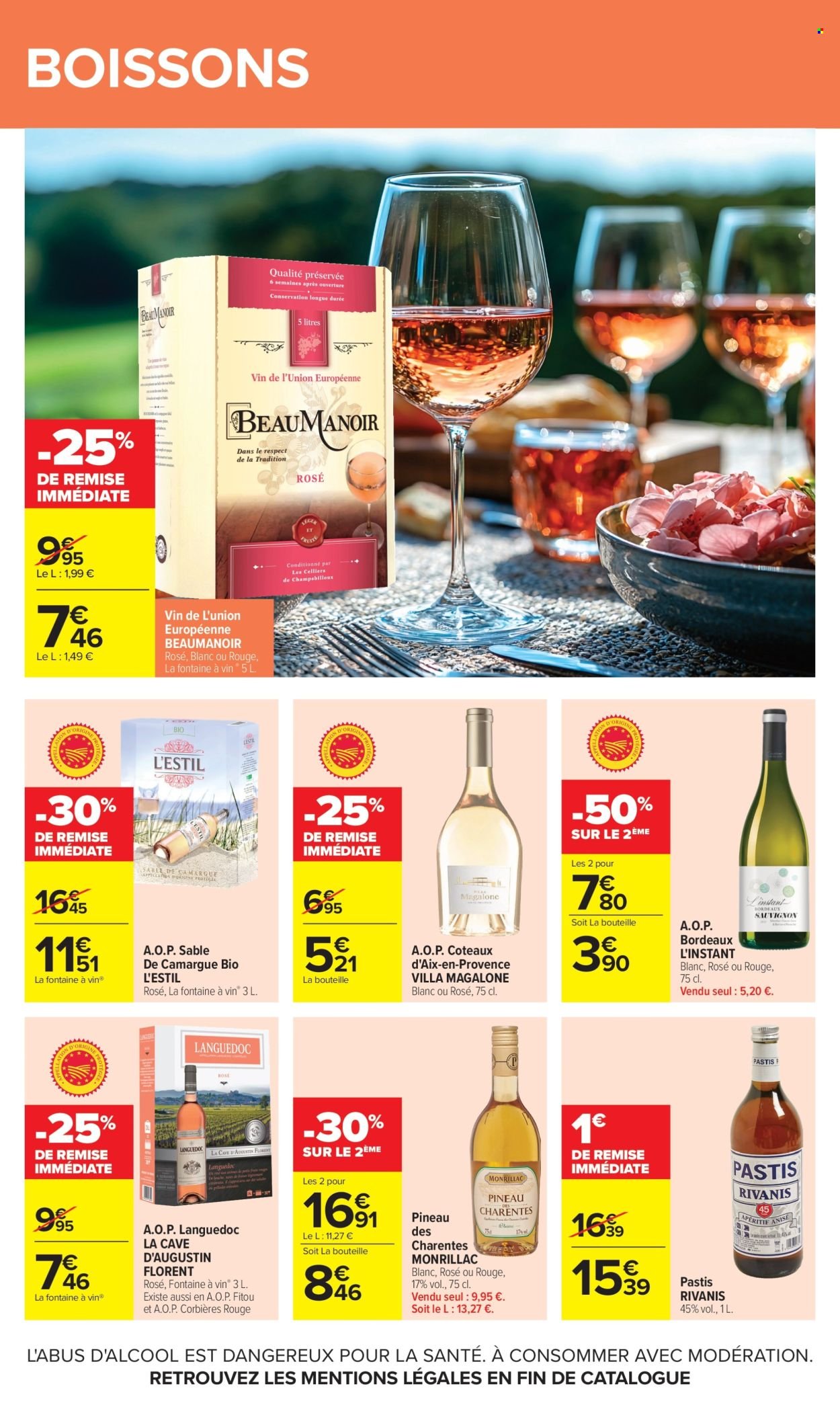 Catalogue CARREFOUR - LES COCKTAILS