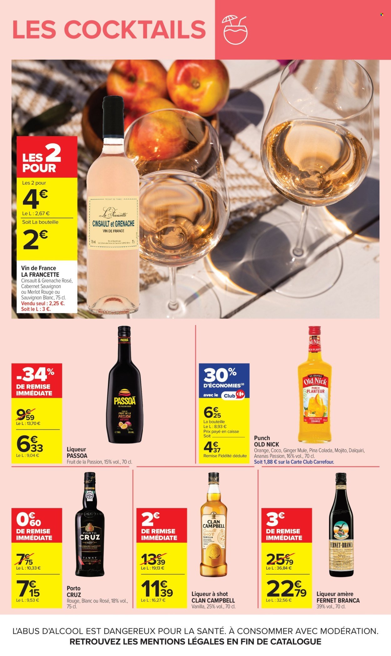 Catalogue CARREFOUR - LES COCKTAILS