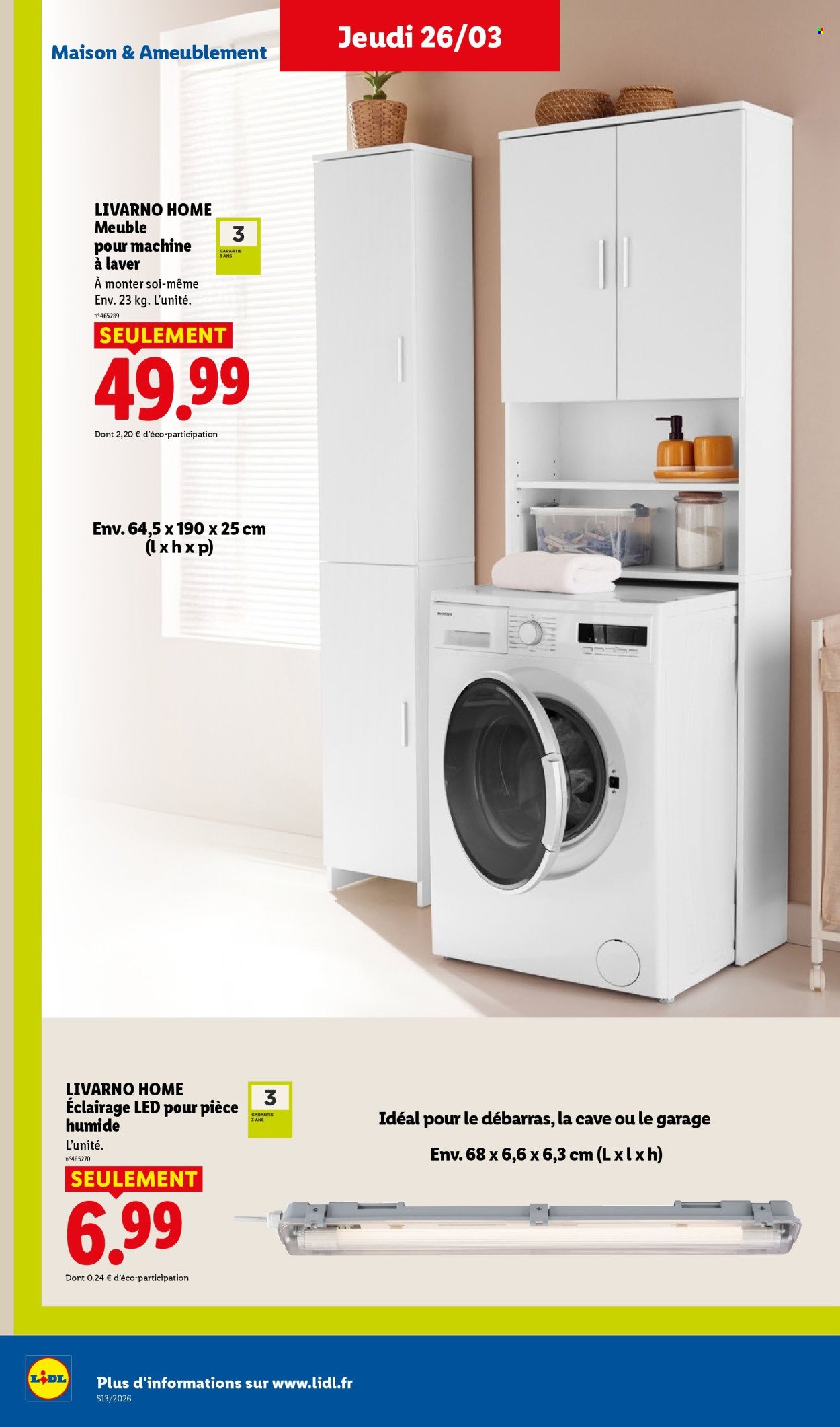 Catalogue LIDL - Les bonnes affaires de la semaine (2026-03-23 - 2026-03-26)
