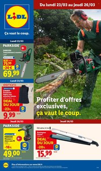 Catalogue LIDL - Les bonnes affaires de la semaine