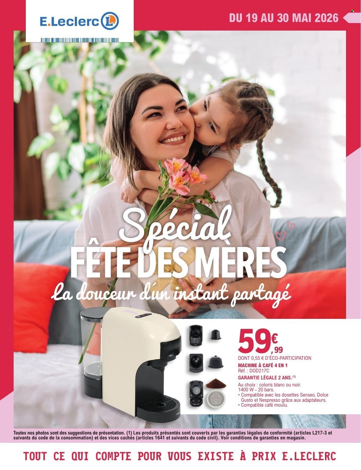Catalogue E.LECLERC - SPECIAL FETE DES MERES SCADIF