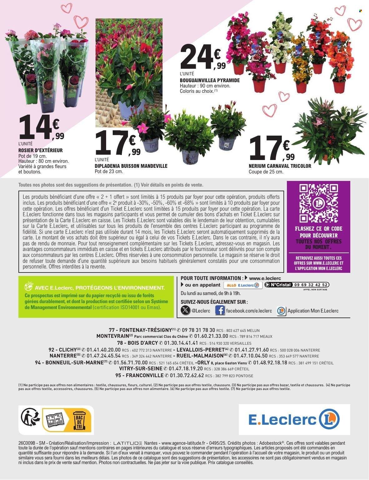 Catalogue E.LECLERC - SPECIAL FETE DES MERES SCADIF