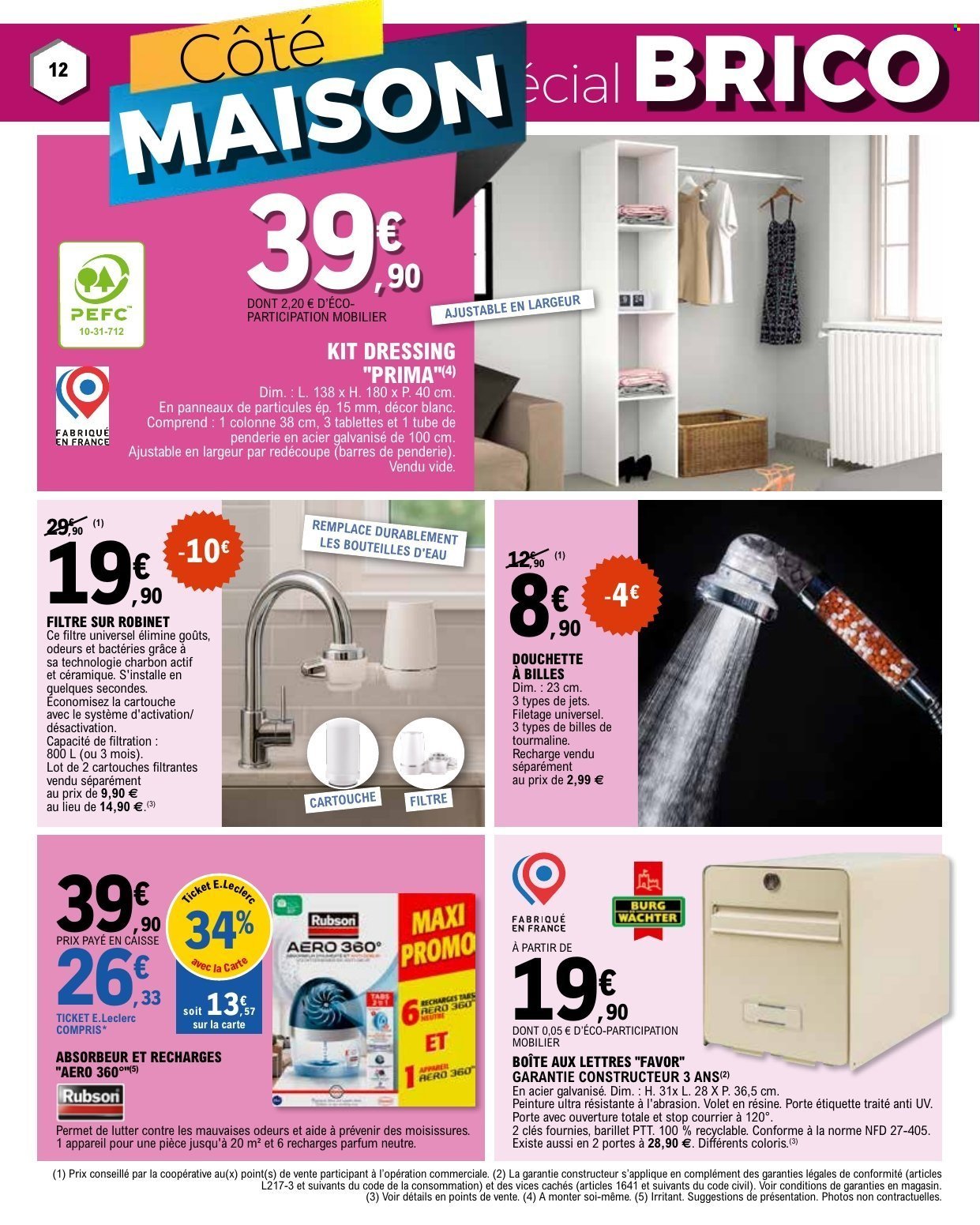 Catalogue E.LECLERC - DEPENSER MOINS + CAHIER BRICO REGION