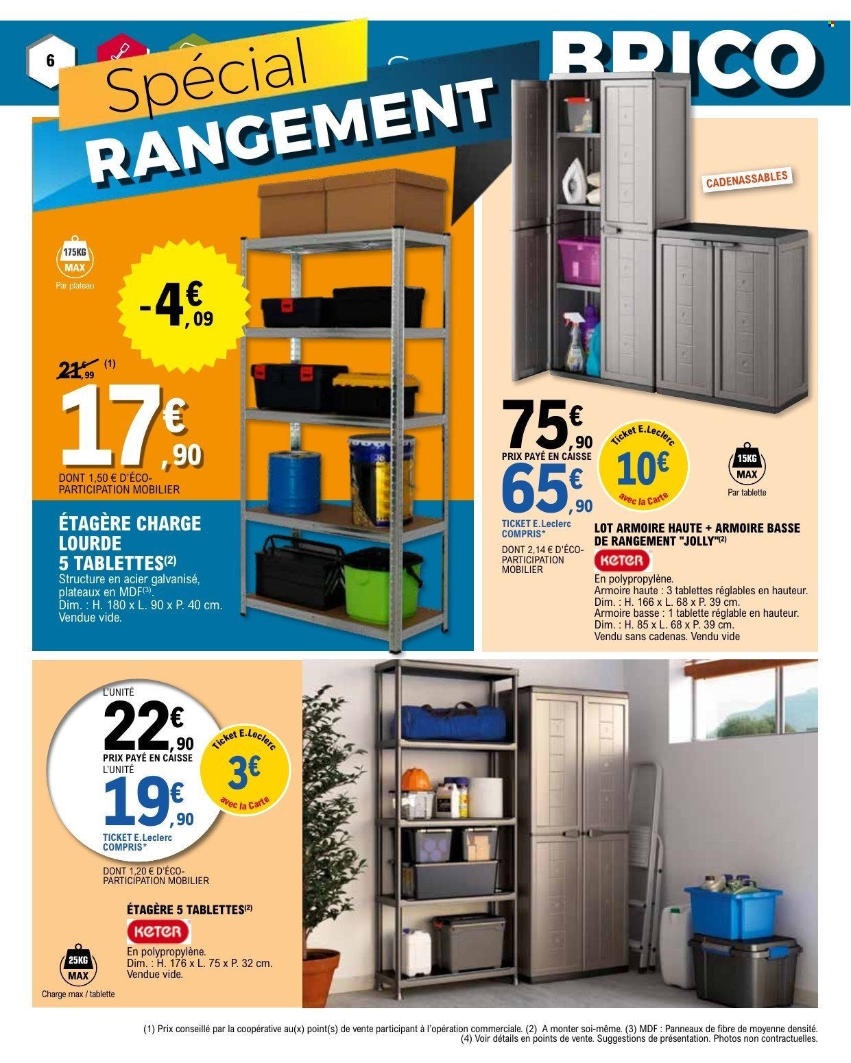 Catalogue E.LECLERC - DEPENSER MOINS + CAHIER BRICO REGION