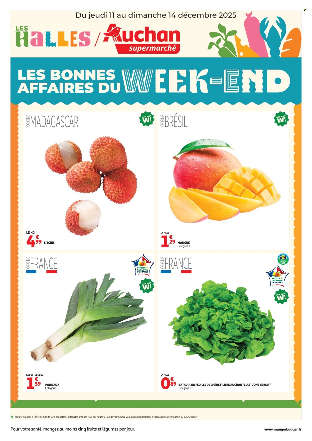 Catalogue AUCHAN - Les bons plans du week-end dans votre super ! (2025-12-11 - 2025-12-14)