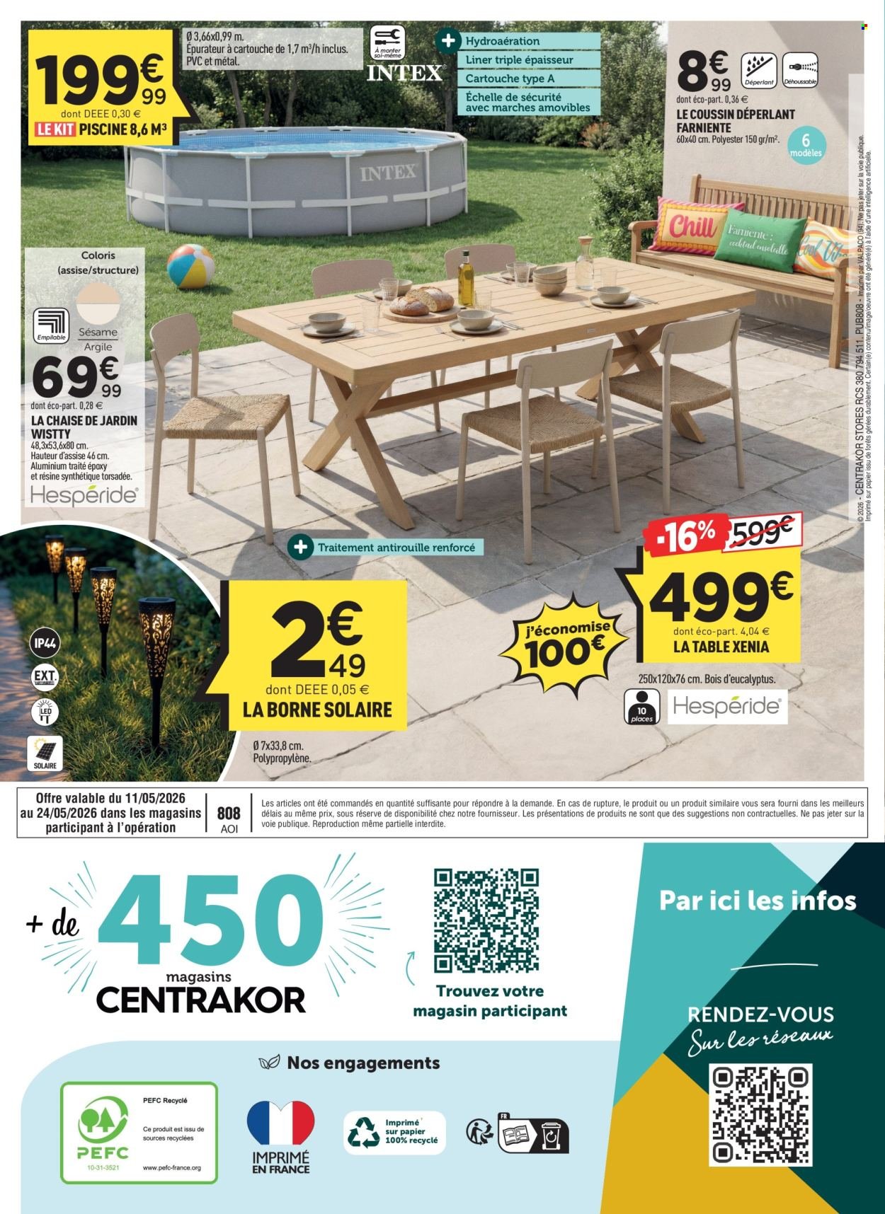 Catalogue CENTRAKOR - ARRIVÉE DES BEAUX JOURS (2026-05-11 - 2026-05-24)