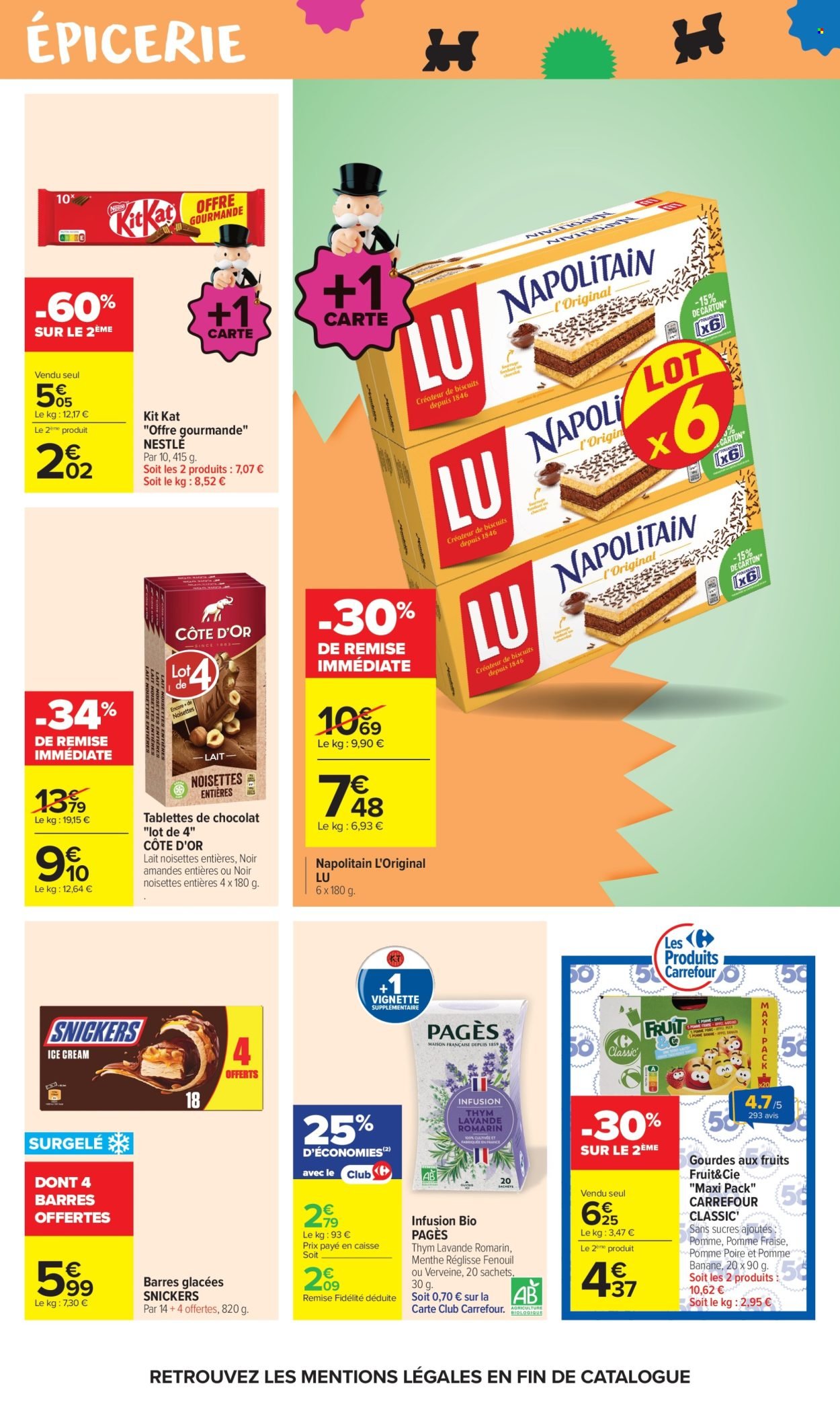 Catalogue CARREFOUR MARKET - LE MOIS MONOPOLY