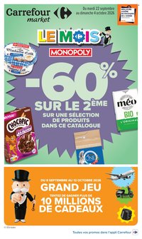 Catalogue CARREFOUR MARKET - LE MOIS MONOPOLY
