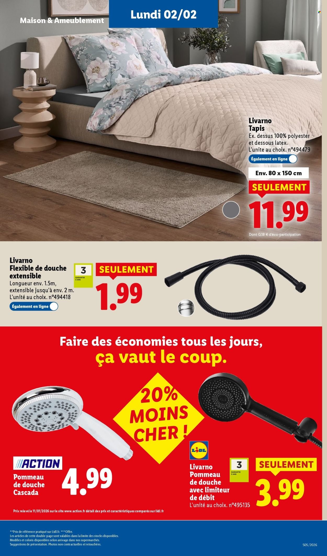 Catalogue LIDL - Préparez-vous pour la St Valentin - Du 02/02 au 05/02
