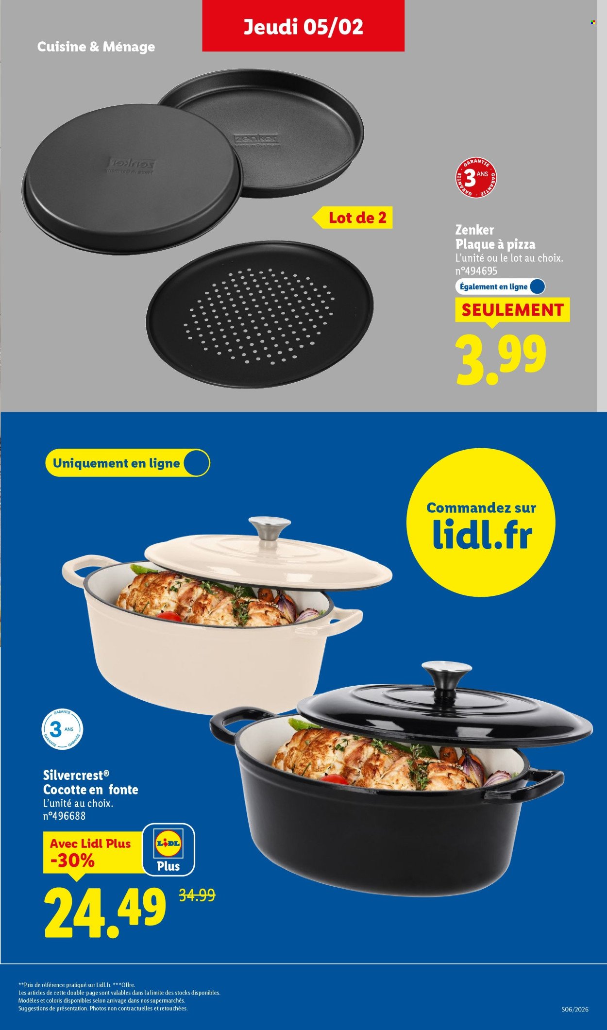 Catalogue LIDL - Préparez-vous pour la St Valentin - Du 02/02 au 05/02