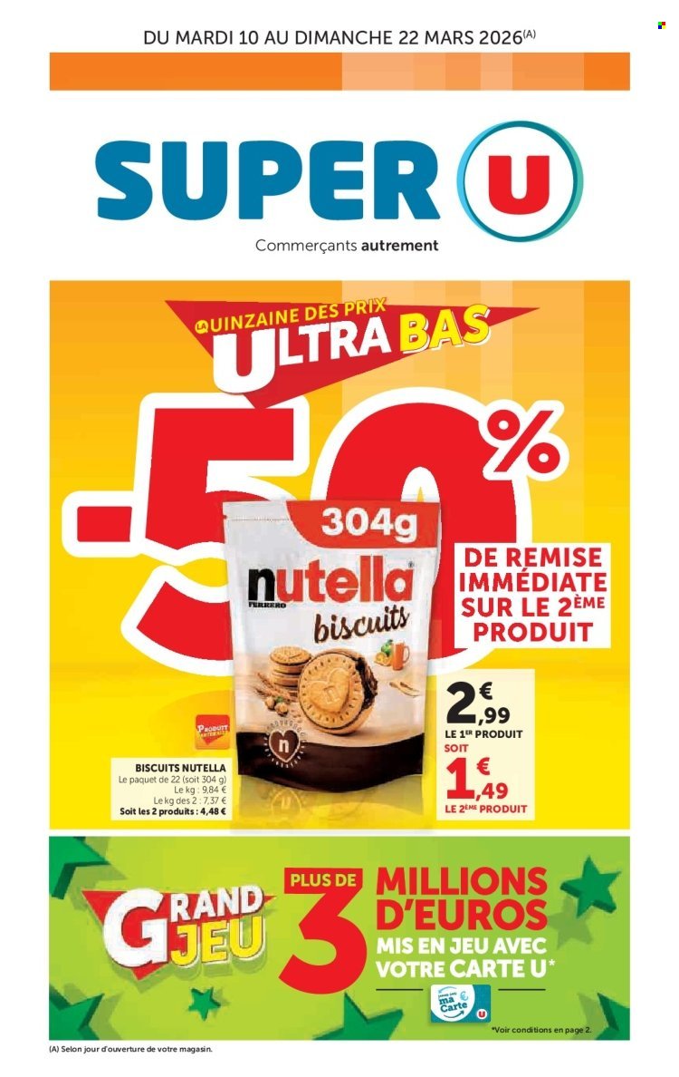 Catalogue SUPER U - Quinzaine des prix ultra bas