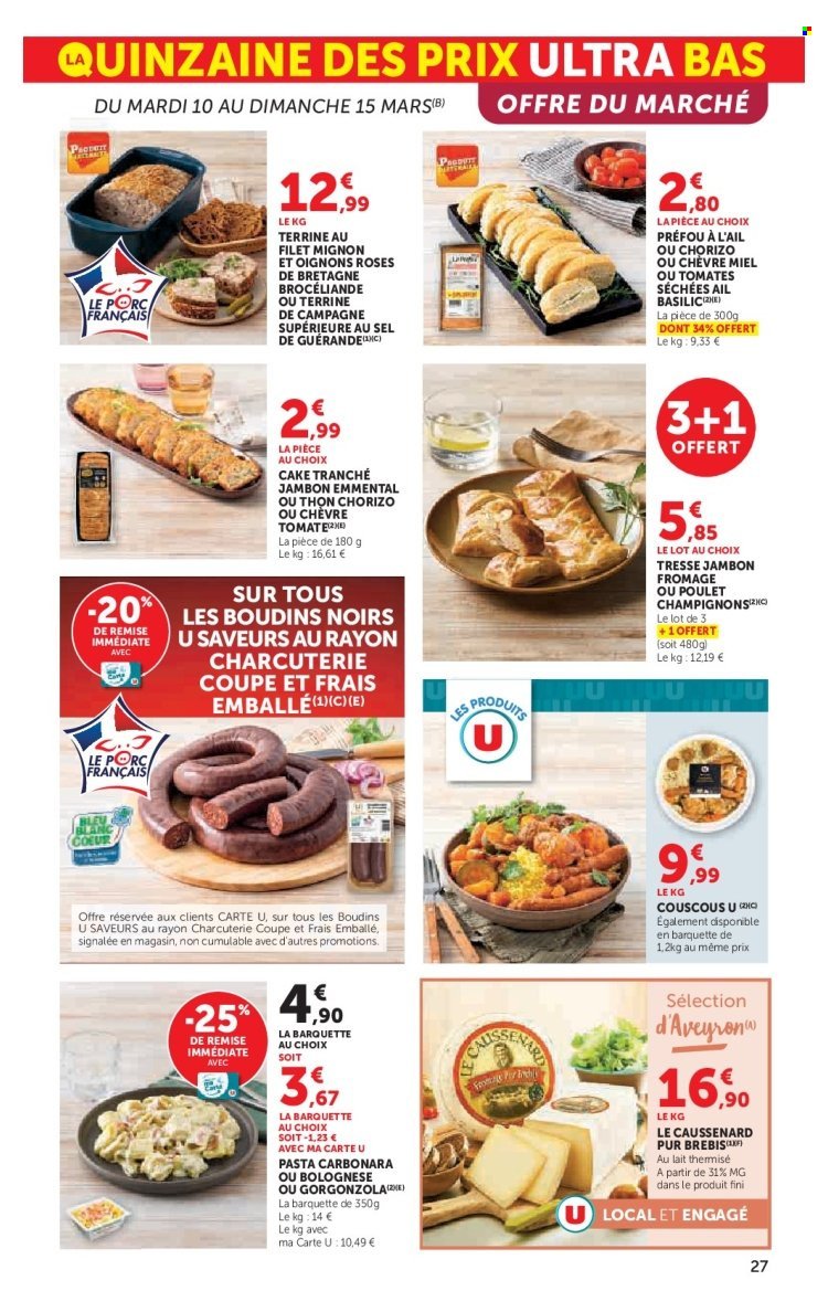 Catalogue SUPER U - Quinzaine des prix ultra bas (2026-03-10 - 2026-03-22)