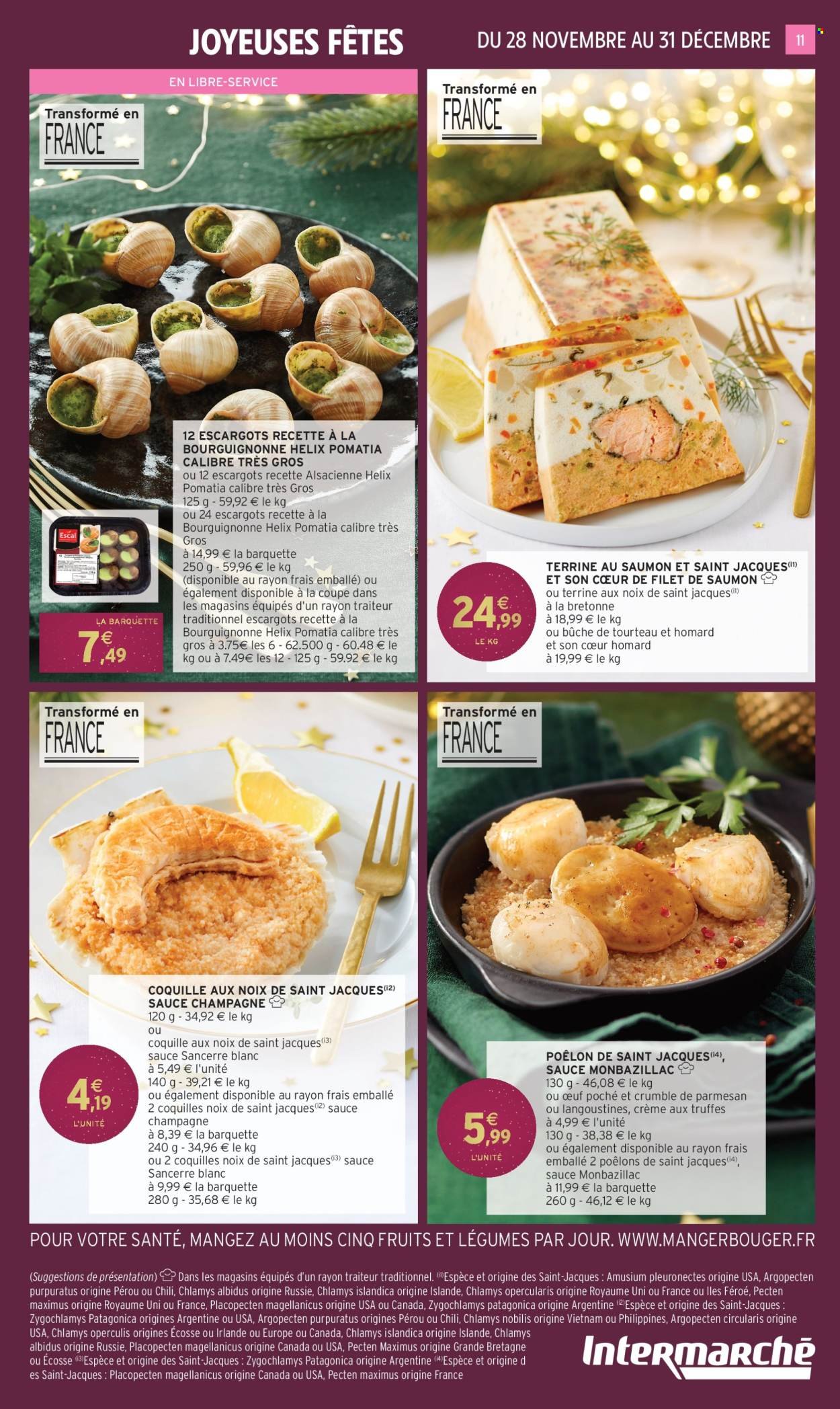 Catalogue INTERMARCHÉ - Nos menus de fêtes (2025-11-28 - 2025-12-31)
