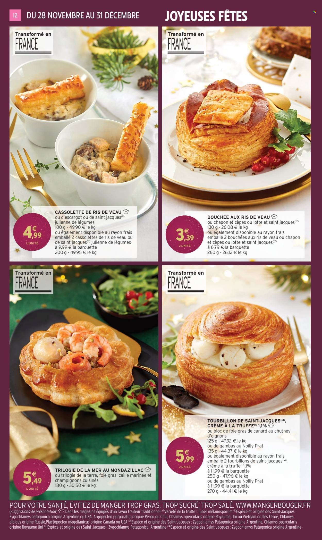 Catalogue INTERMARCHÉ - Nos menus de fêtes (2025-11-28 - 2025-12-31)