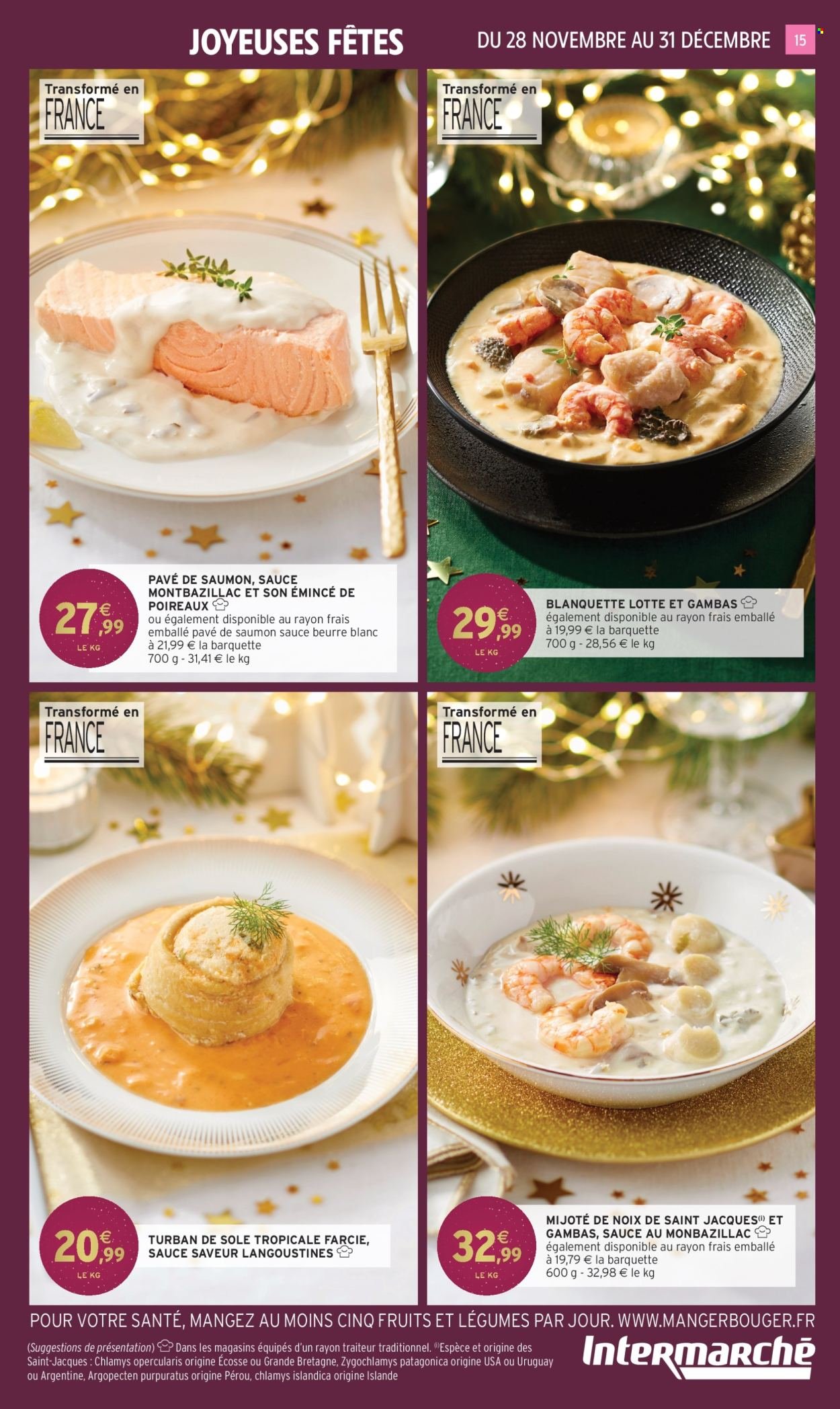 Catalogue INTERMARCHÉ - Nos menus de fêtes (2025-11-28 - 2025-12-31)
