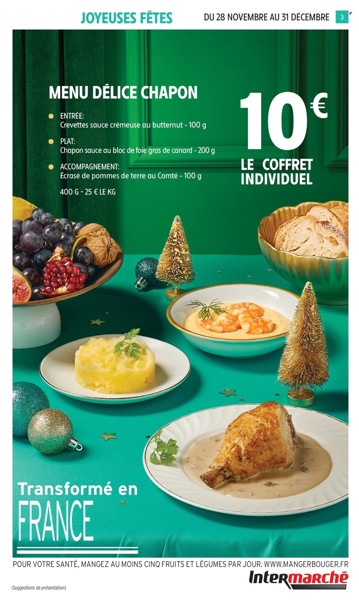 Catalogue INTERMARCHÉ - Nos menus de fêtes (2025-11-28 - 2025-12-31)