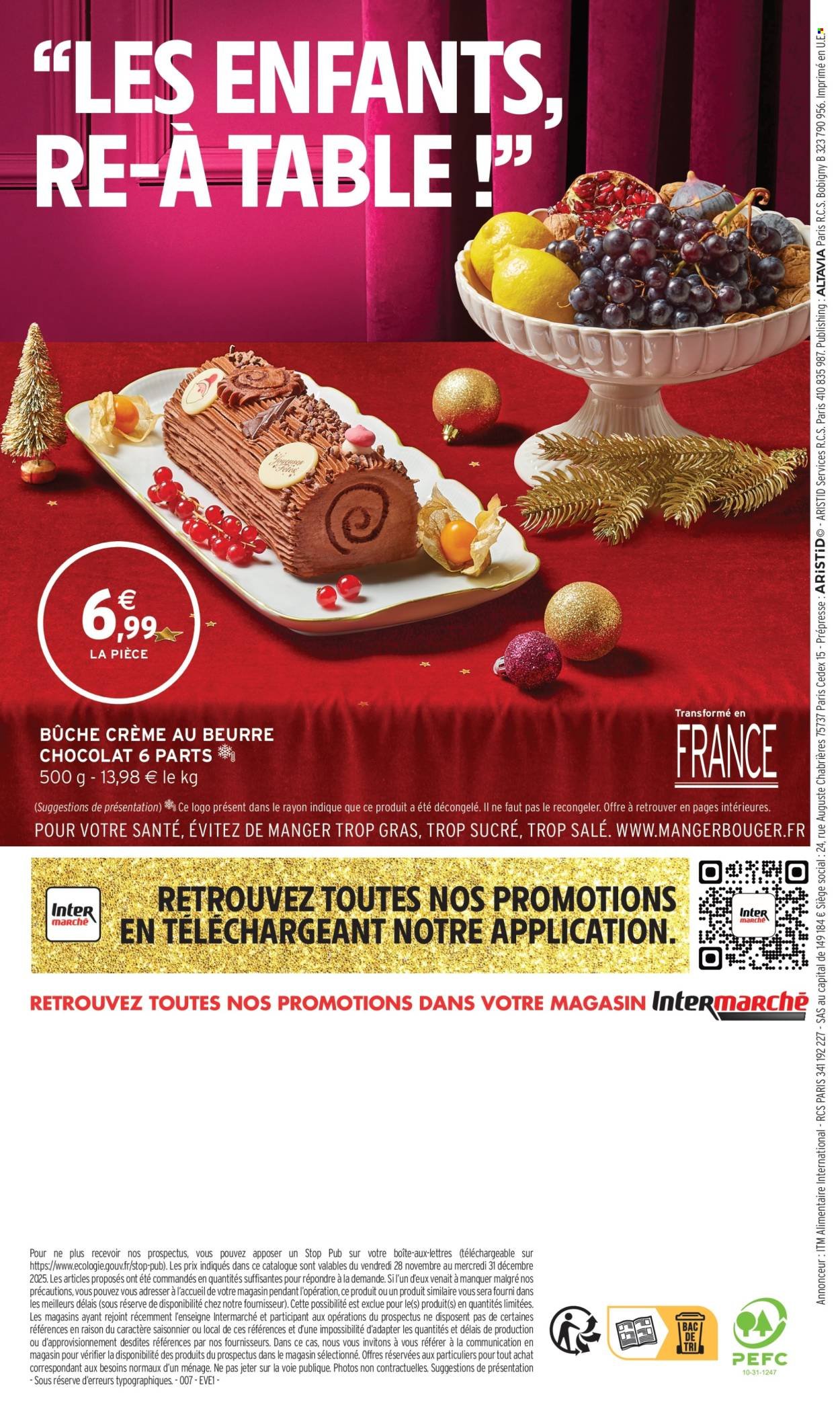 Catalogue INTERMARCHÉ - Nos menus de fêtes (2025-11-28 - 2025-12-31)