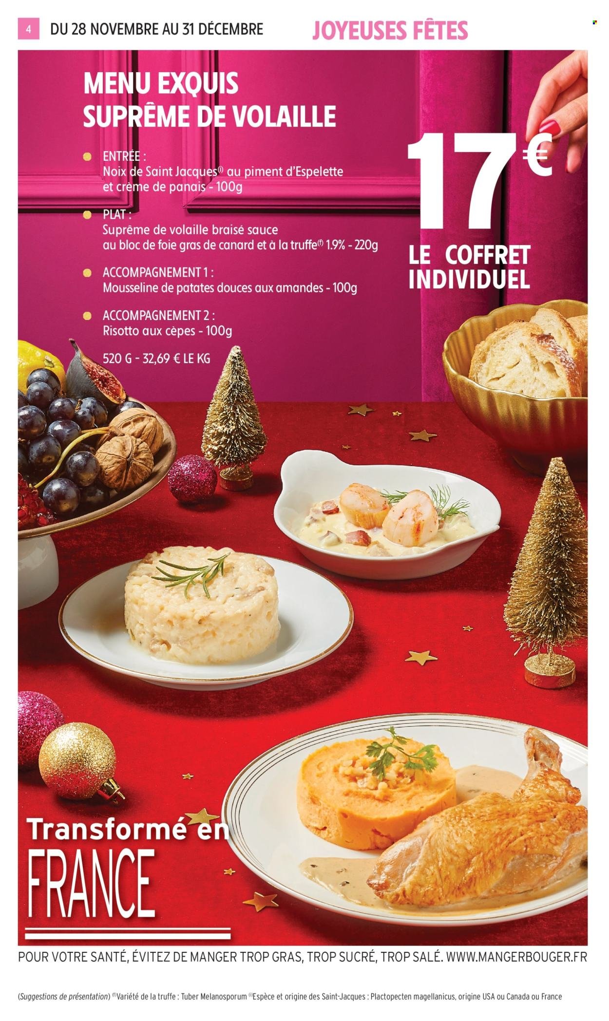 Catalogue INTERMARCHÉ - Nos menus de fêtes (2025-11-28 - 2025-12-31)