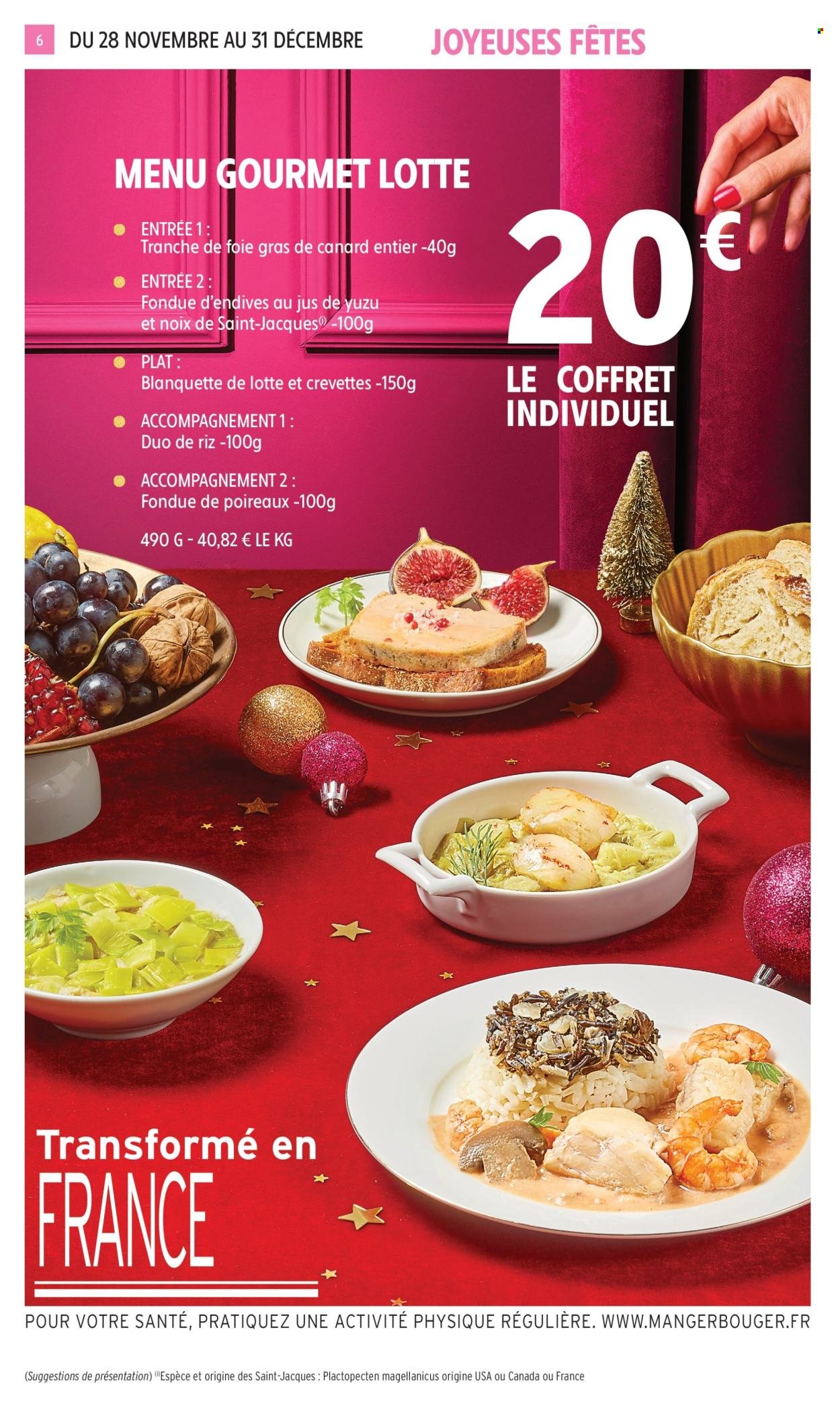 Catalogue INTERMARCHÉ - Nos menus de fêtes (2025-11-28 - 2025-12-31)