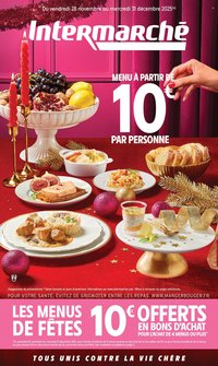 Catalogue INTERMARCHÉ - Nos menus de fêtes (2025-11-28 - 2025-12-31)